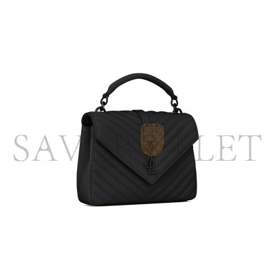 YSL COLLEGE MEDIUM IN QUILTED LEATHER 600279BRM081000 (24*17*6.5cm)