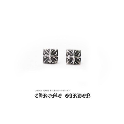 CHROME HEARTS PYRAMID PLUS STUD EARRINGS