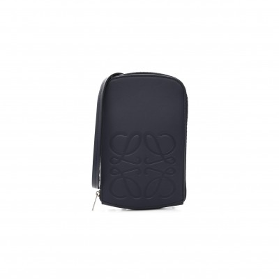LOEWE SMOOTH CALFSKIN ANAGRAM PHONE POCKET (18*11*1cm)