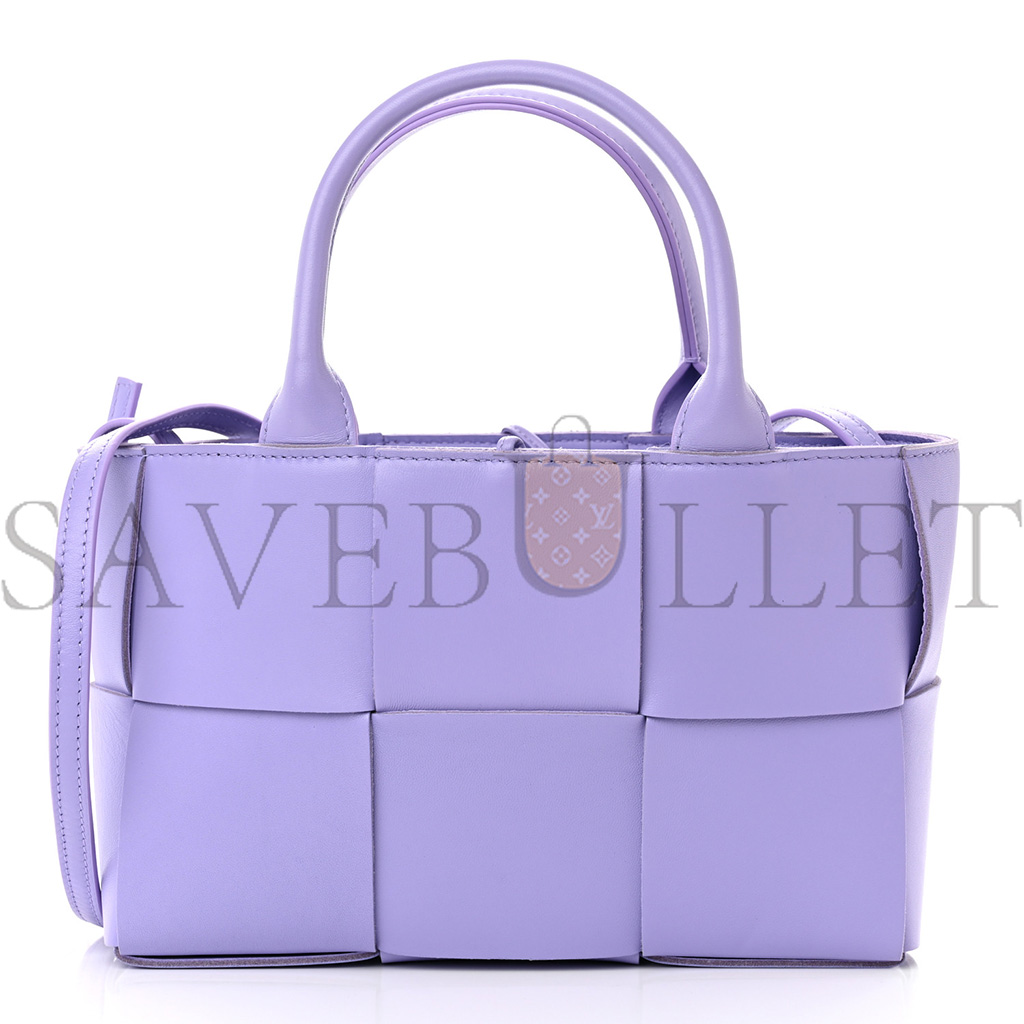 BOTTEGA VENETA NAPPA INTRECCIATO MINI ARCO TOTE WISTERIA (25*17*9cm) BOTTEGA VENETA NAPPA INTRECCIATO MINI ARCO TOTE WISTERIA (25*17*9cm)