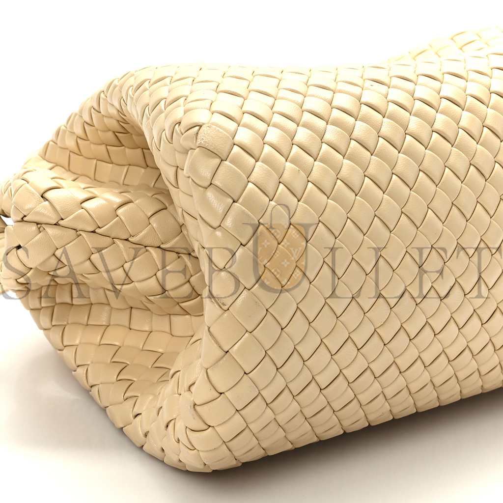 BOTTEGA VENETA NAPPA INTRECCIATO PADDED THE HANDLE TOTE PORRIDGE (37*25*9cm)