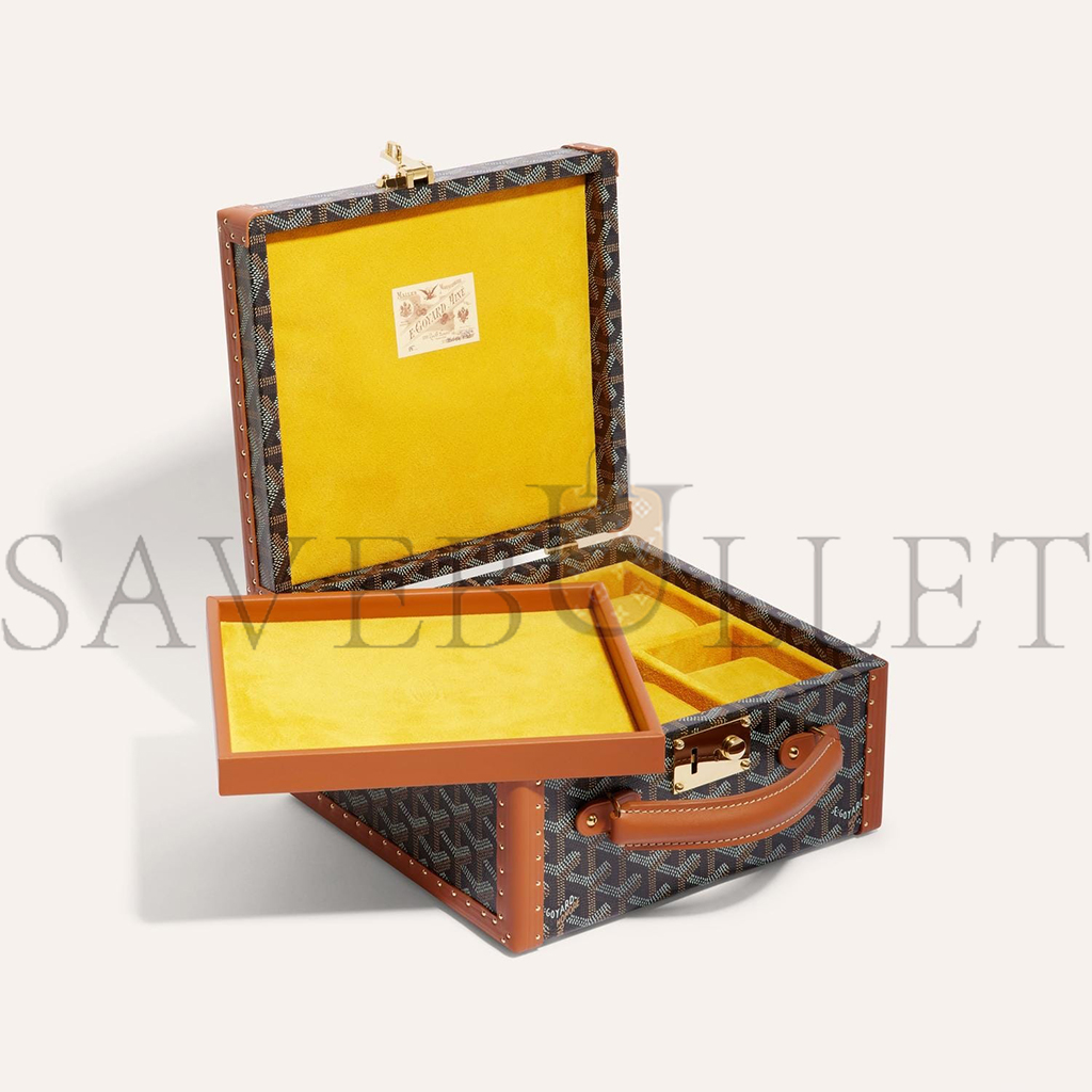 GOYARD JOUX 6 WATCH CASE JOUXMMT06TY01CL03O (22*20*12cm) GOYARD JOUX 6 WATCH CASE JOUXMMT06TY01CL03O (22*20*12cm)