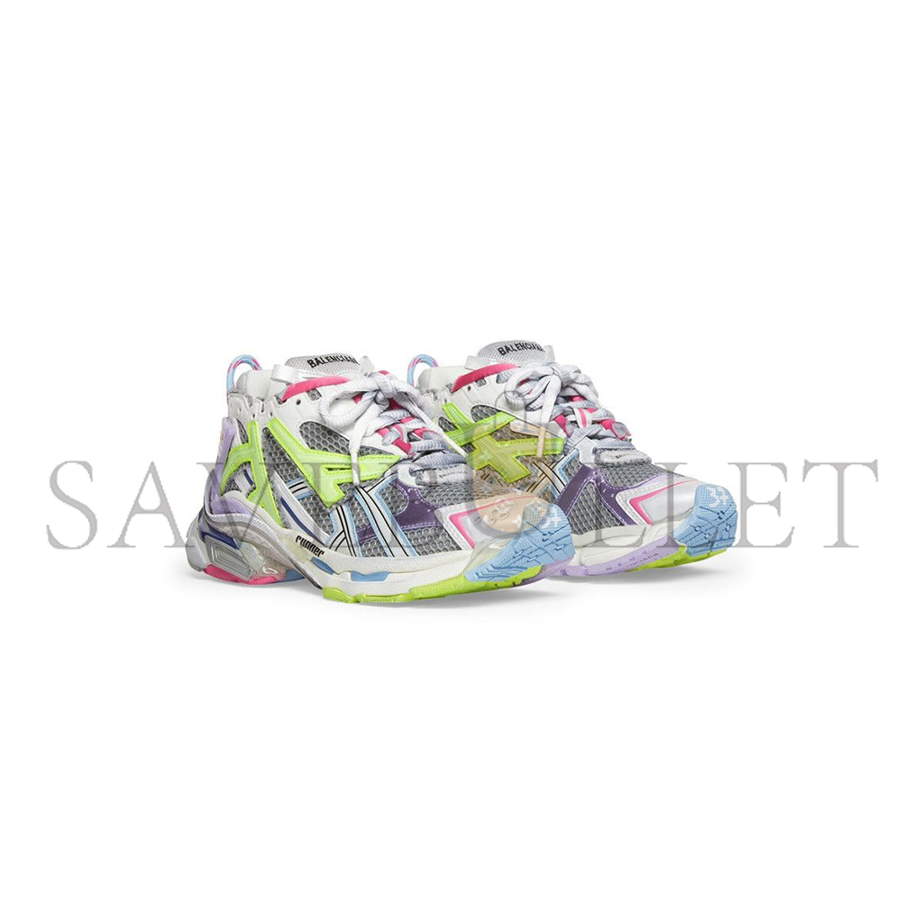 BALENCIAGA MULTICOLOR RUNNER SNEAKERS 677403W3RH50308