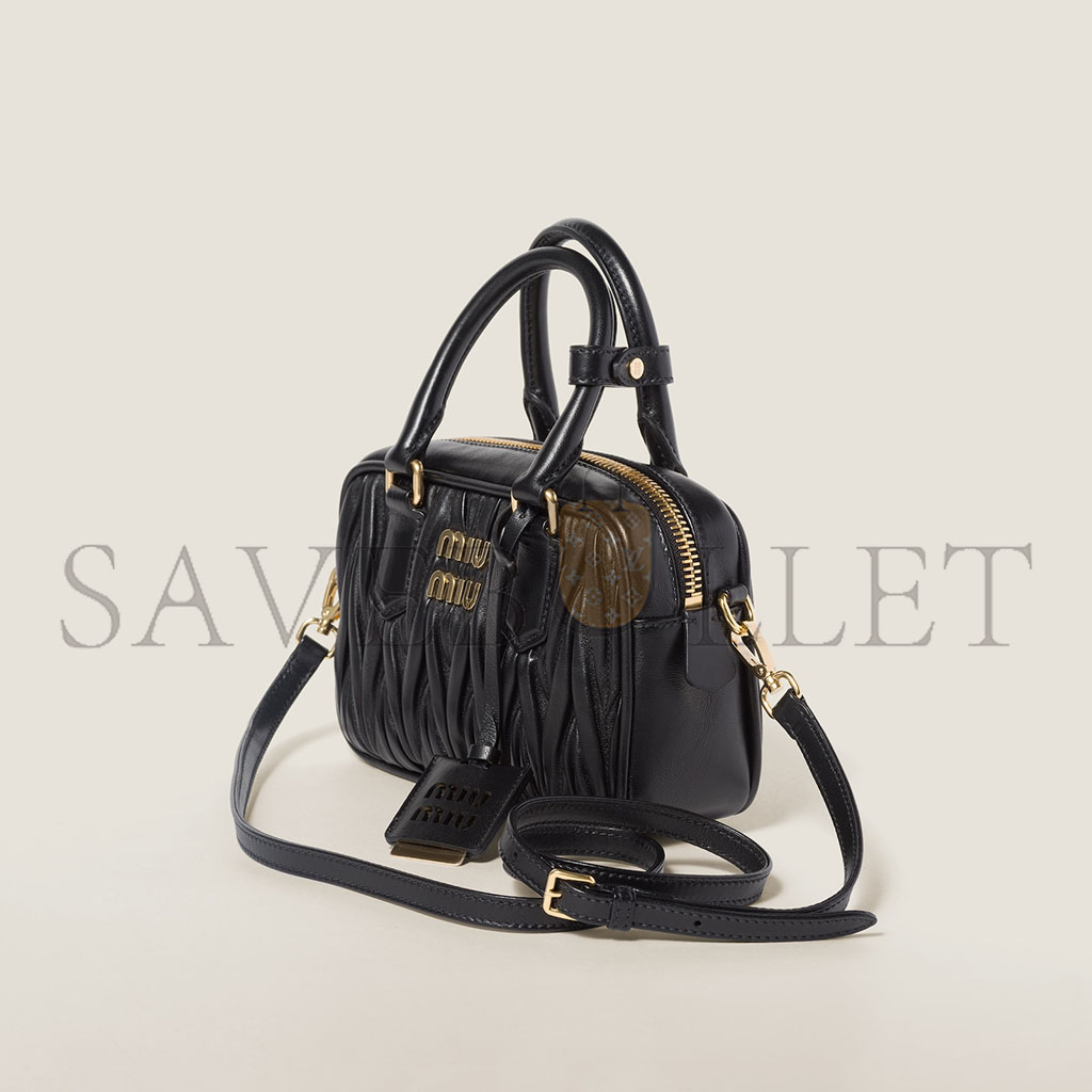MIU MIU ARCADIE MATELASSÉ NAPPA LEATHER BAG 5BB123 (19*13*6cm) MIU MIU ARCADIE MATELASSÉ NAPPA LEATHER BAG 5BB123 (19*13*6cm)