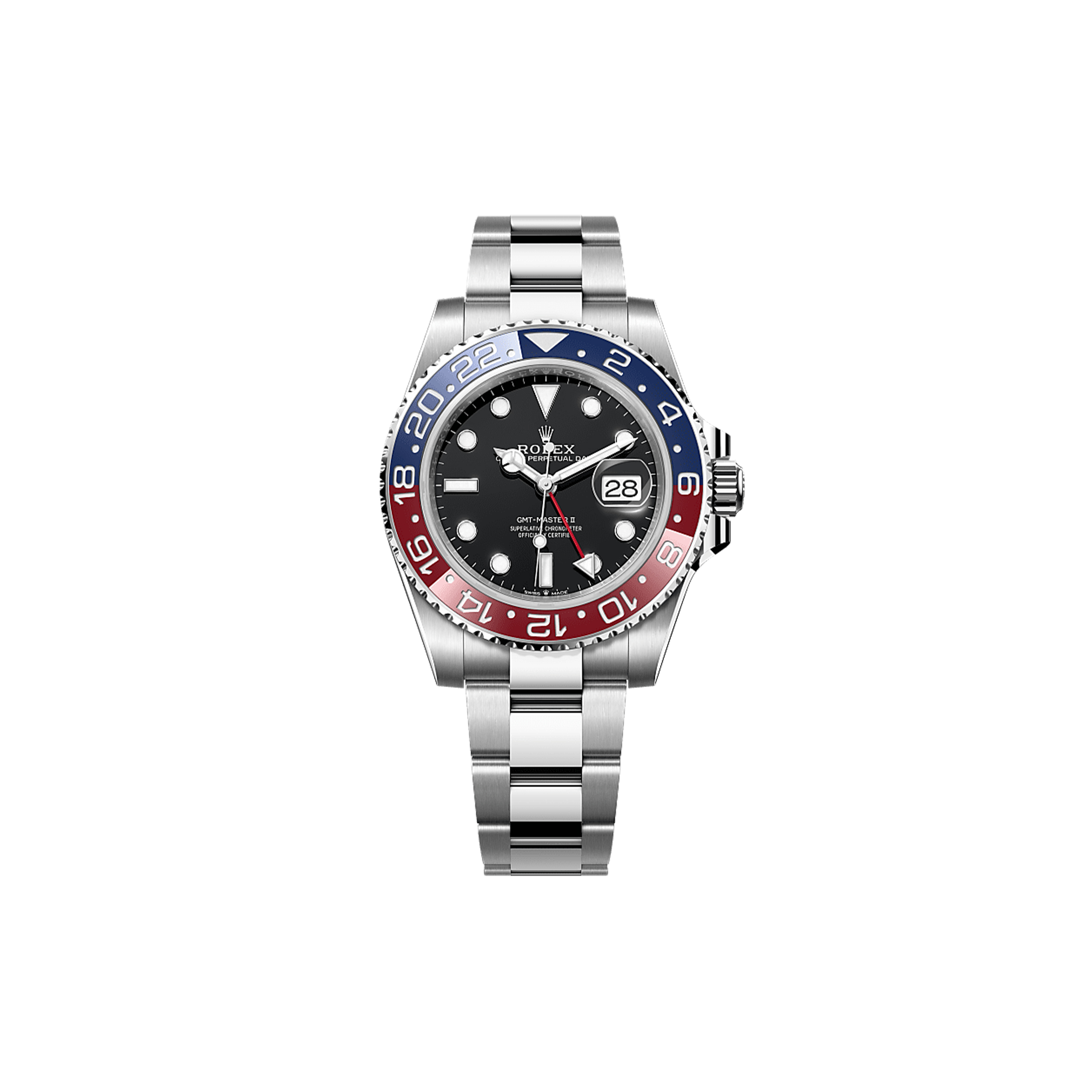 ROLEX GMT-MASTER II OYSTER, 40 MM, OYSTERSTEEL WATCH 126710BLRO ROLEX GMT-MASTER II OYSTER, 40 MM, OYSTERSTEEL WATCH 126710BLRO