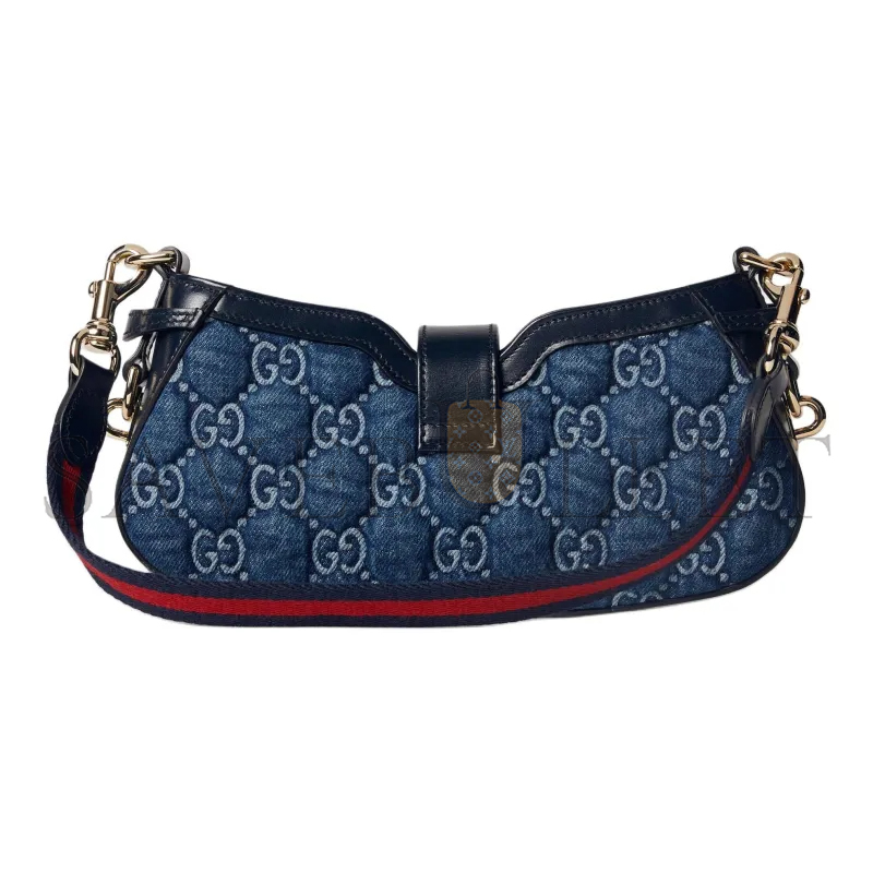 GUCCI DENIM SHOULDER BAG 786015 (24*12*5cm)