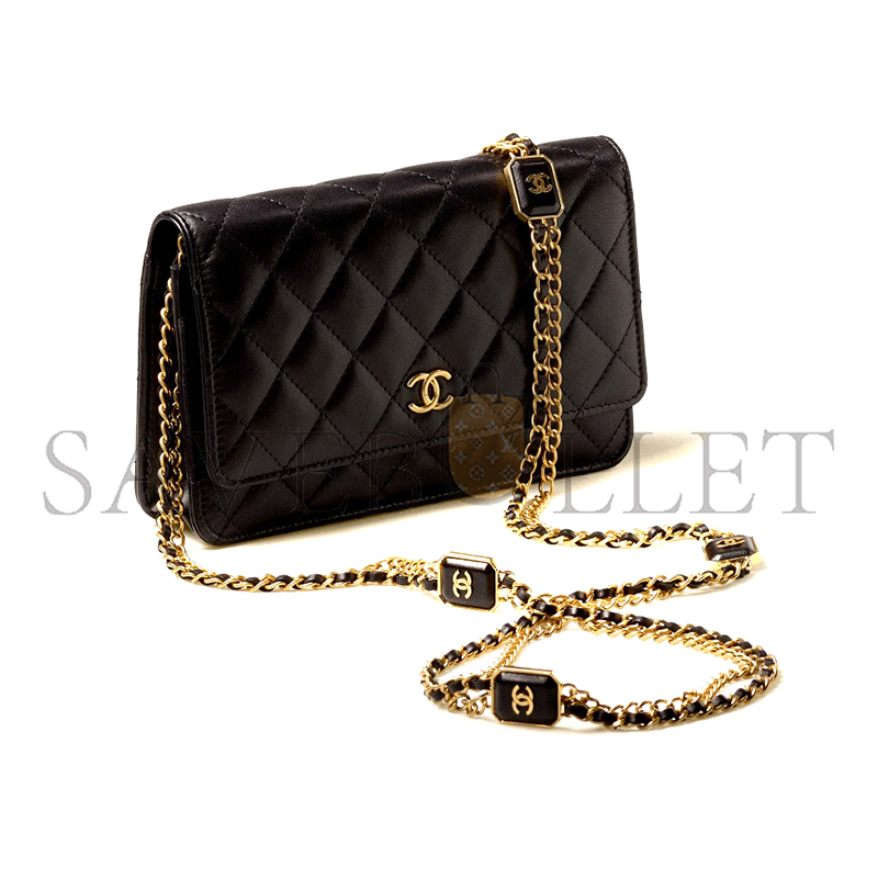 CHANEL WALLET ON CHAIN AP2923 B08815 94305 (19.5*12*3cm)