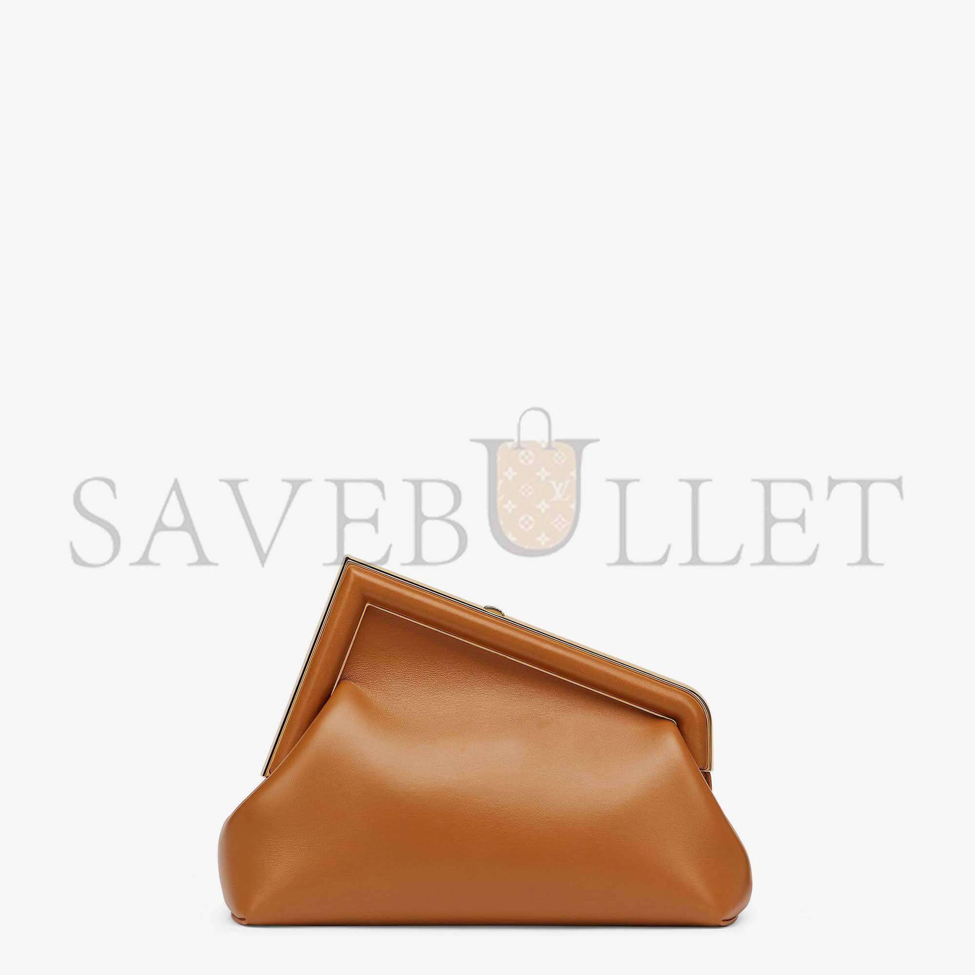 FENDI FIRST SMALL - BROWN LEATHER BAG 8BP129ABVEF0NYJ (26*18*9.5cm) FENDI FIRST SMALL - BROWN LEATHER BAG 8BP129ABVEF0NYJ (26*18*9.5cm)