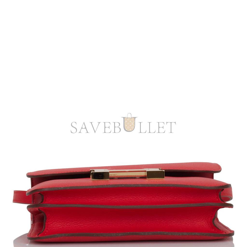 HERMES CONSTANCE 18 ROUGE DE COEUR VERSO EVERCOLOR PERMABRASS HARDWARE 39579900215390 (18cm)