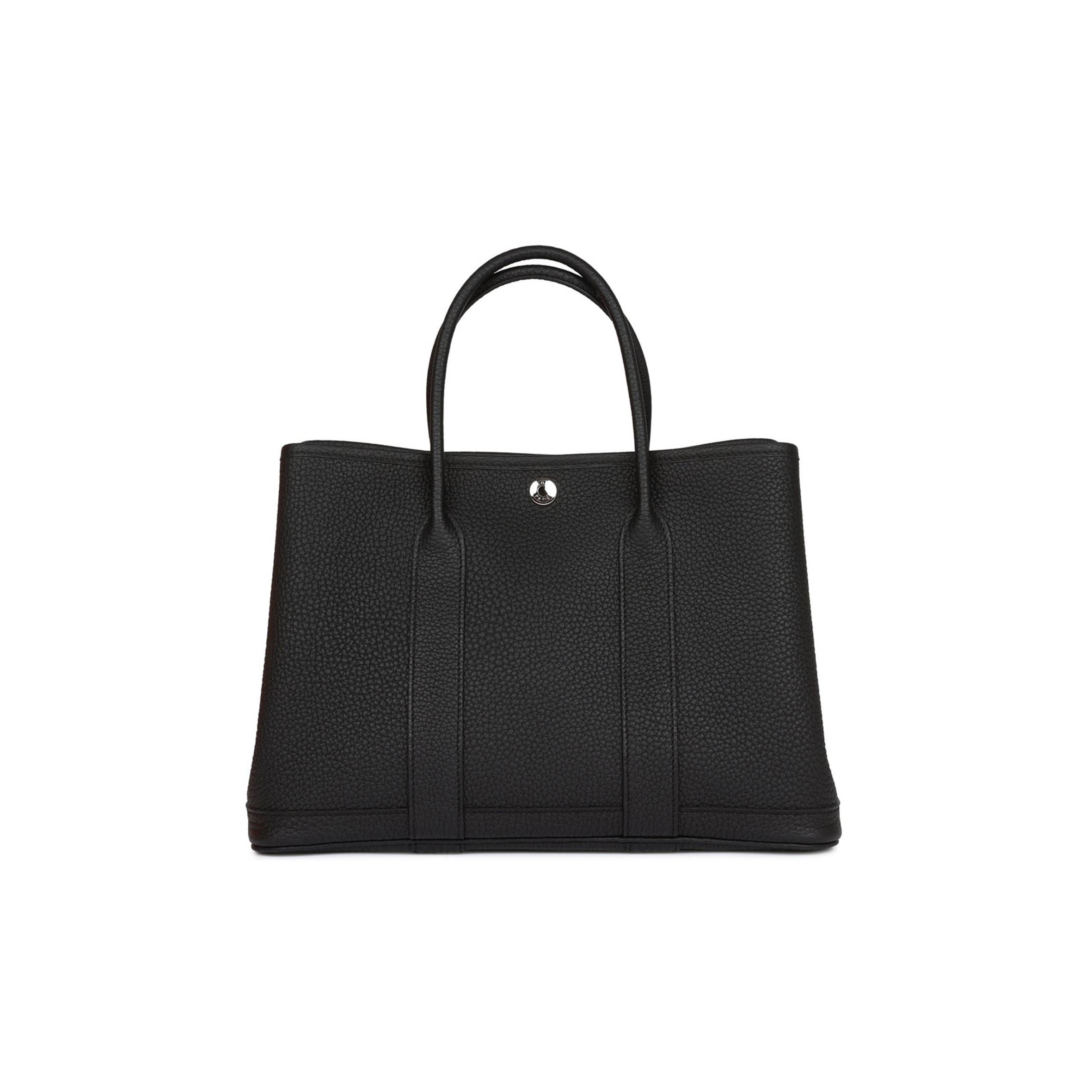 HERMES GARDEN PARTY 30 BLACK NEGONDA PALLADIUM HARDWARE (30*21*13cm) HERMES GARDEN PARTY 30 BLACK NEGONDA PALLADIUM HARDWARE (30*21*13cm)