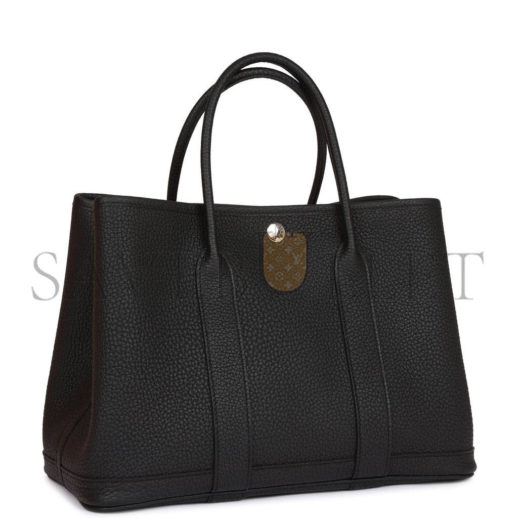 HERMES GARDEN PARTY 30 BLACK NEGONDA PALLADIUM HARDWARE (30*21*13cm) HERMES GARDEN PARTY 30 BLACK NEGONDA PALLADIUM HARDWARE (30*21*13cm)