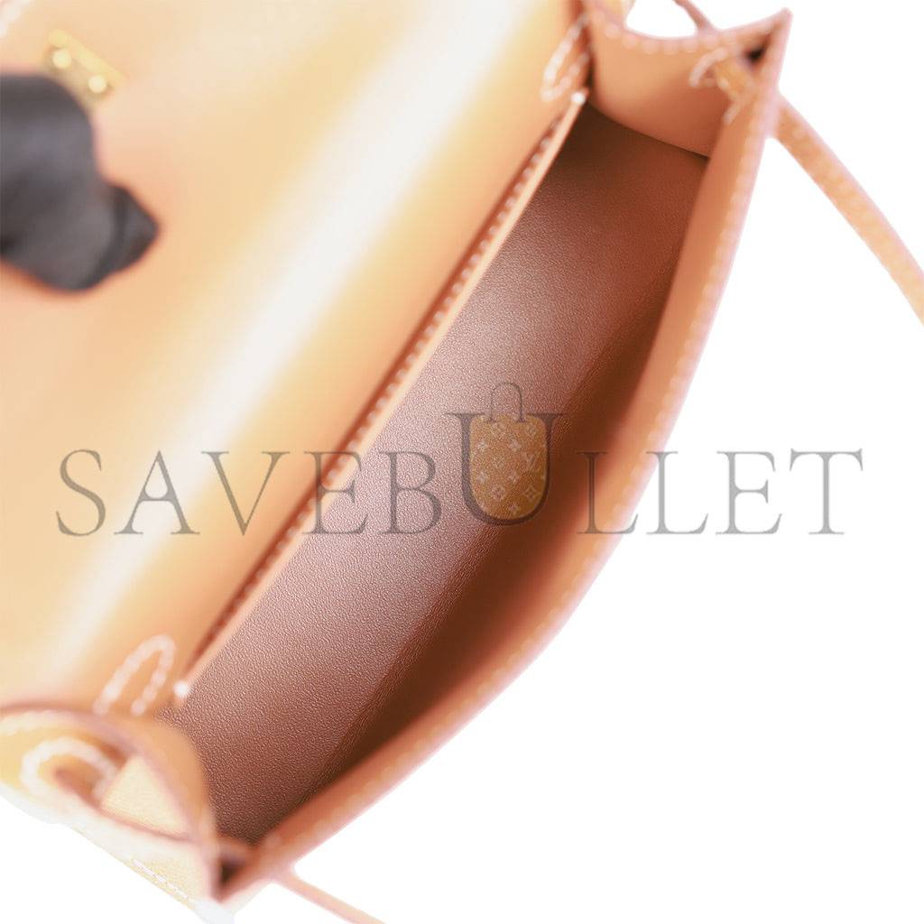 HERMES MINI KELLY SELLIER 20 GOLD EPSOM GOLD HARDWARE 39848783642718(19*12*5.5cm)