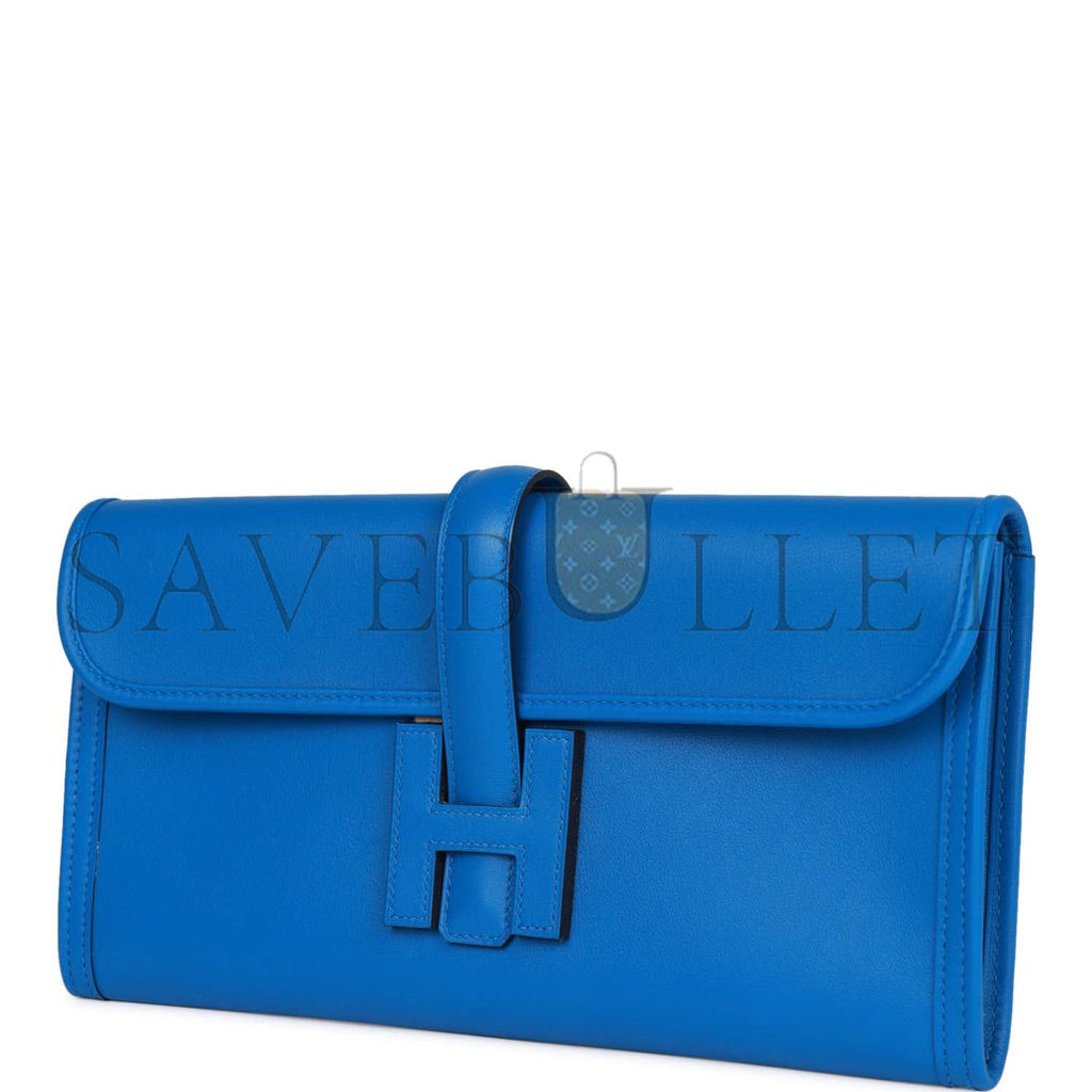 HERMES JIGE ELAN 29 BLEU ZELLIGE SWIFT (29cm) HERMES JIGE ELAN 29 BLEU ZELLIGE SWIFT (29cm)