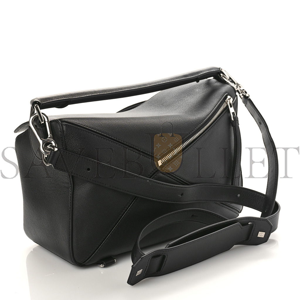 LOEWE CALFSKIN MEDIUM PUZZLE BAG BLACK (29*19.5*14cm) LOEWE CALFSKIN MEDIUM PUZZLE BAG BLACK (29*19.5*14cm)