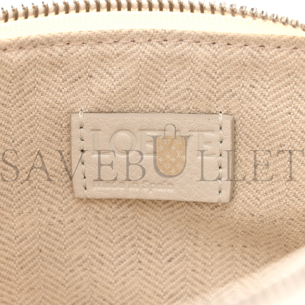 LOEWE CALFSKIN MINI HAMMOCK HOBO SOFT WHITE (17*17*10cm) LOEWE CALFSKIN MINI HAMMOCK HOBO SOFT WHITE (17*17*10cm)