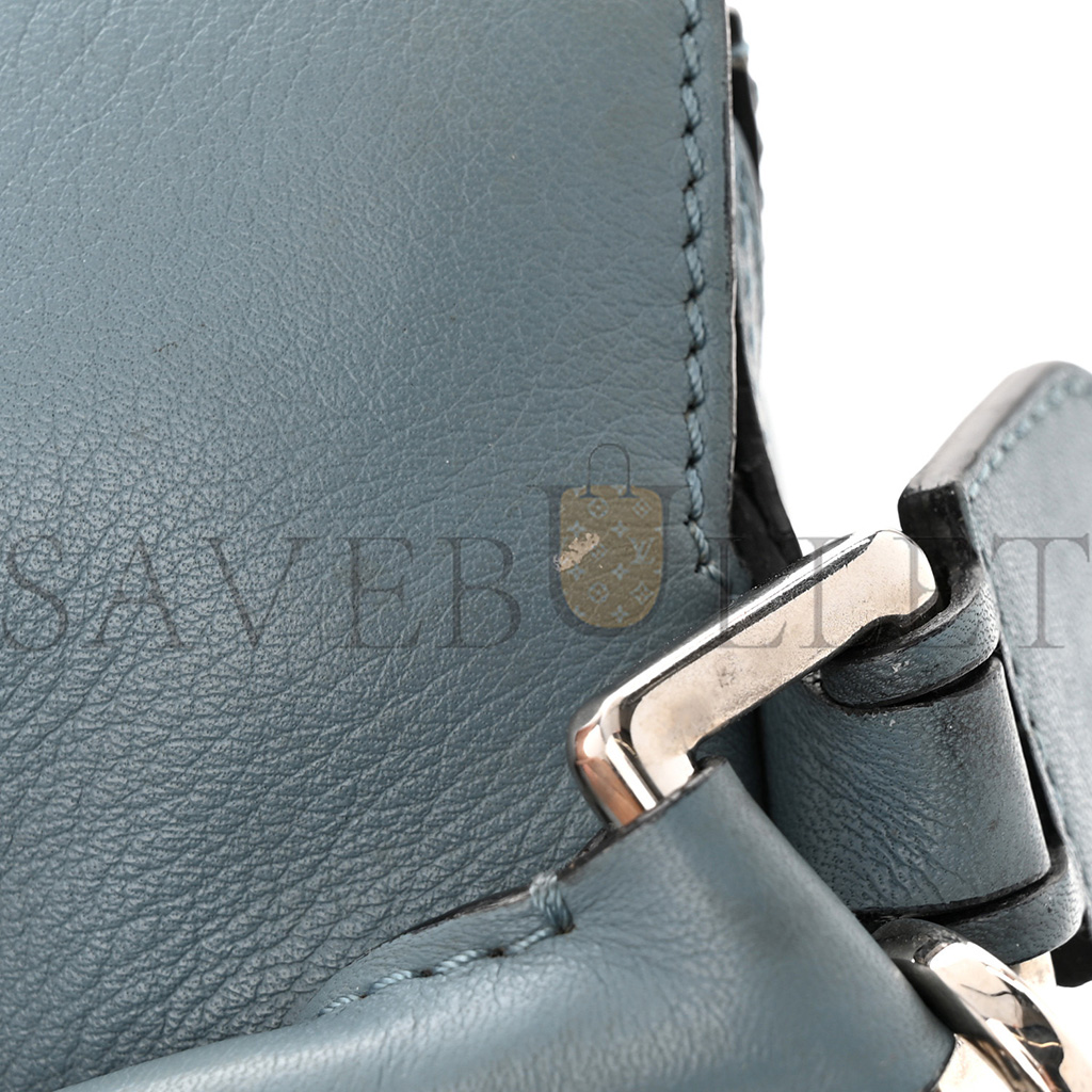 LOEWE CALFSKIN SMALL PUZZLE BAG STONE BLUE (24*16.5*10.5cm) LOEWE CALFSKIN SMALL PUZZLE BAG STONE BLUE (24*16.5*10.5cm)
