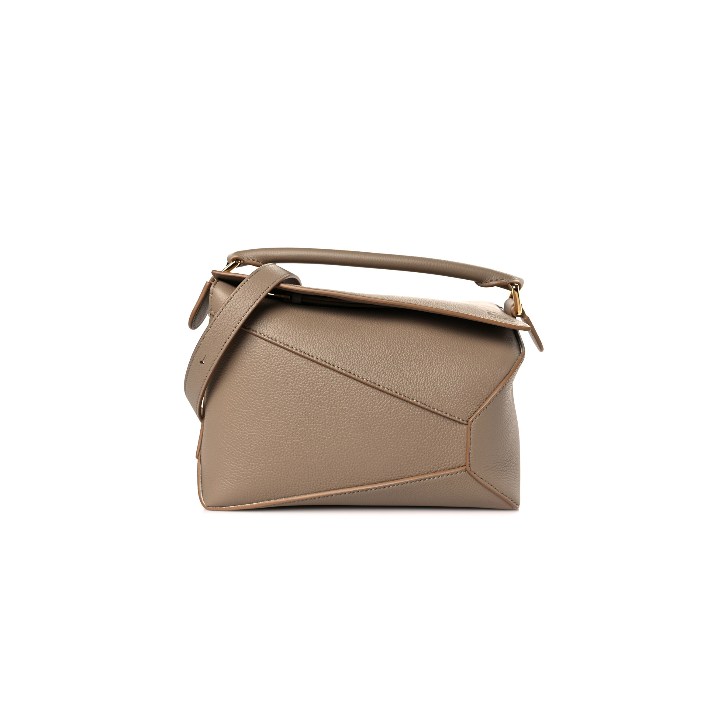 LOEWE GRAINED CALFSKIN SMALL PUZZLE EDGE BAG SAND (24*16.5*10.5cm) LOEWE GRAINED CALFSKIN SMALL PUZZLE EDGE BAG SAND (24*16.5*10.5cm)