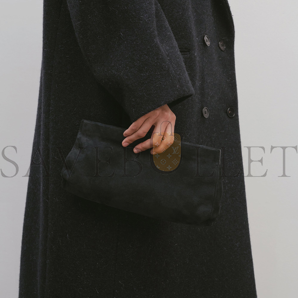 THE ROW ABBY BAG IN SUEDE DARK NAVY W1605L28DNPLD (27*14*4cm) THE ROW ABBY BAG IN SUEDE DARK NAVY W1605L28DNPLD (27*14*4cm)