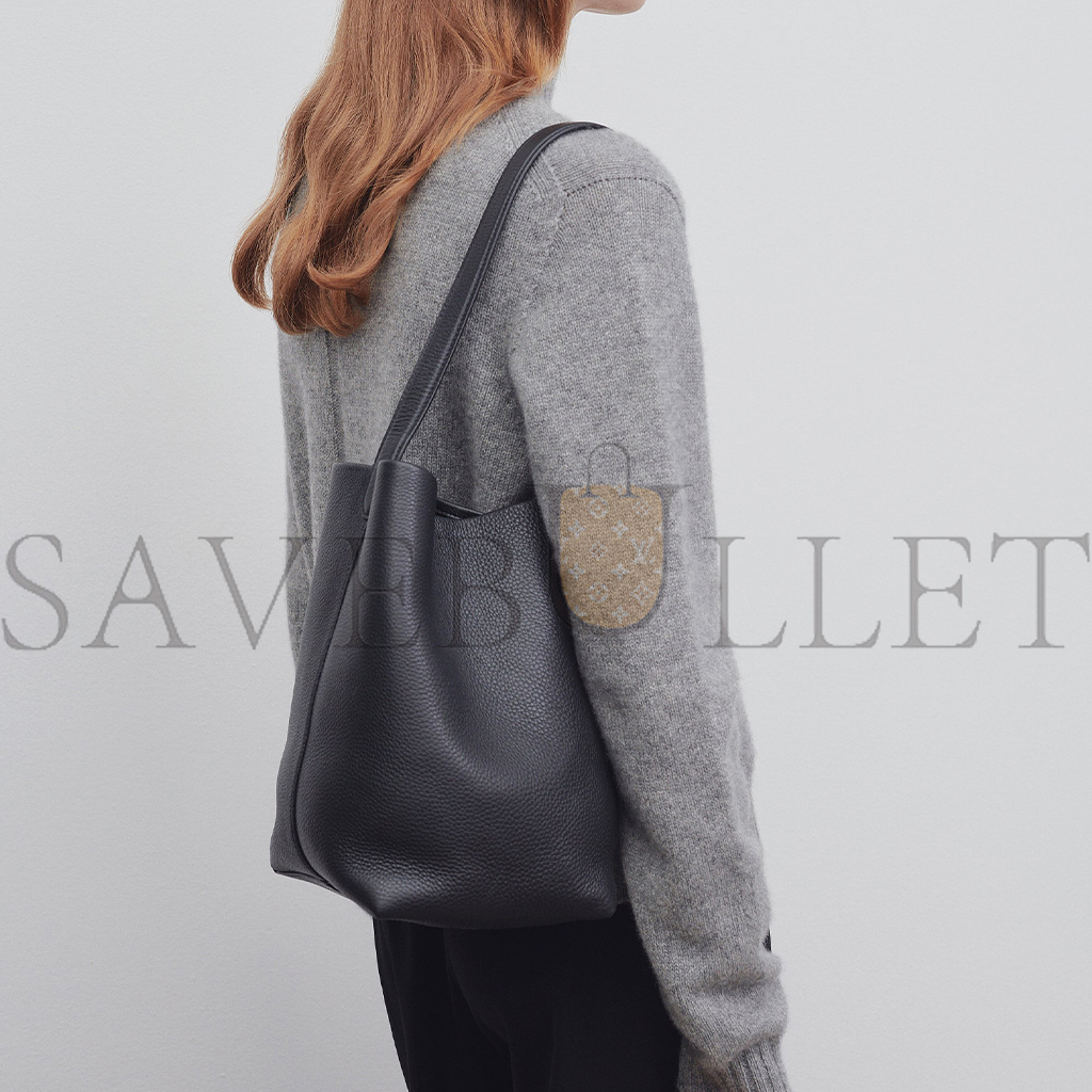 THE ROW MEDIUM NS PARK TOTE BAG IN LEATHER BLACK W1313L129BLPL (33*28*15cm) THE ROW MEDIUM NS PARK TOTE BAG IN LEATHER BLACK W1313L129BLPL (33*28*15cm)