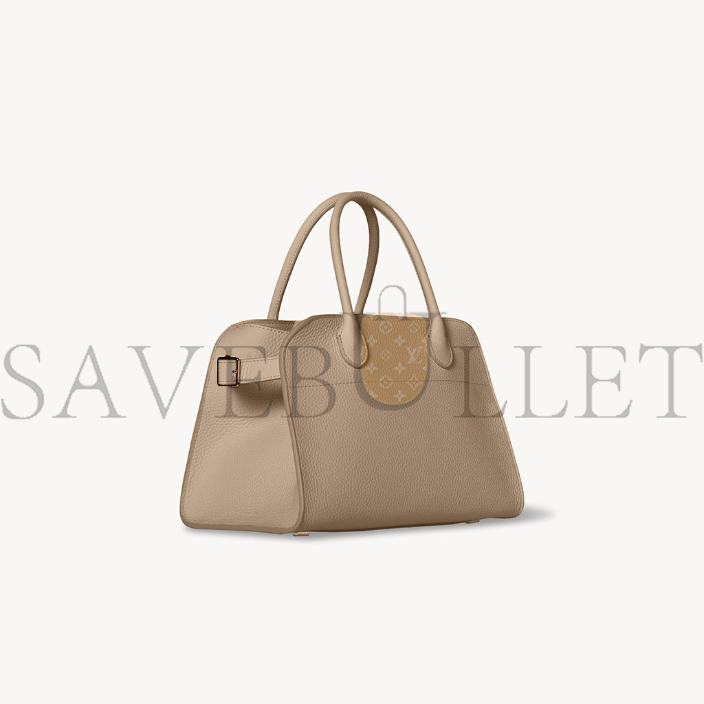 THE ROW SOFT MARGAUX 10 BAG IN LEATHER DARK TAUPE W1190L133DTPL (25*18*19cm) THE ROW SOFT MARGAUX 10 BAG IN LEATHER DARK TAUPE W1190L133DTPL (25*18*19cm)