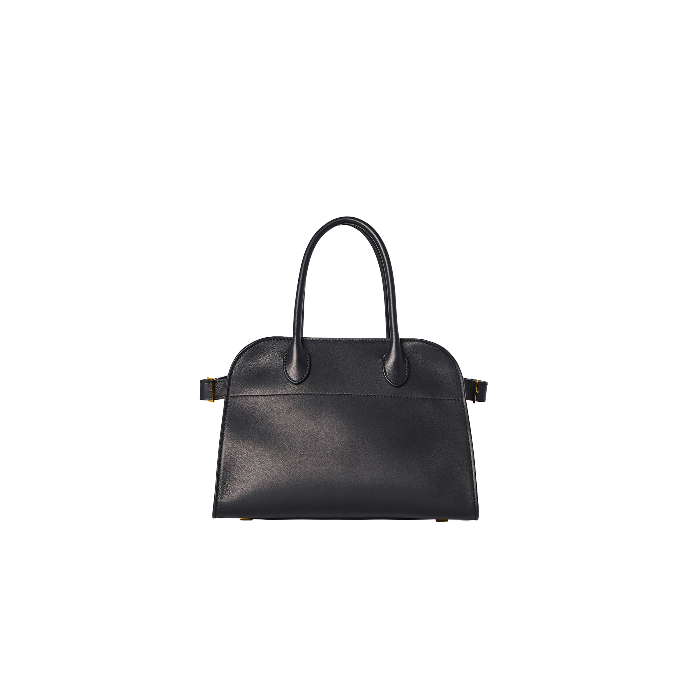 THE ROW SOFT MARGAUX 10 BAG IN LEATHER BLACK W1190L72BLSG (25*18*19cm) THE ROW SOFT MARGAUX 10 BAG IN LEATHER BLACK W1190L72BLSG (25*18*19cm)