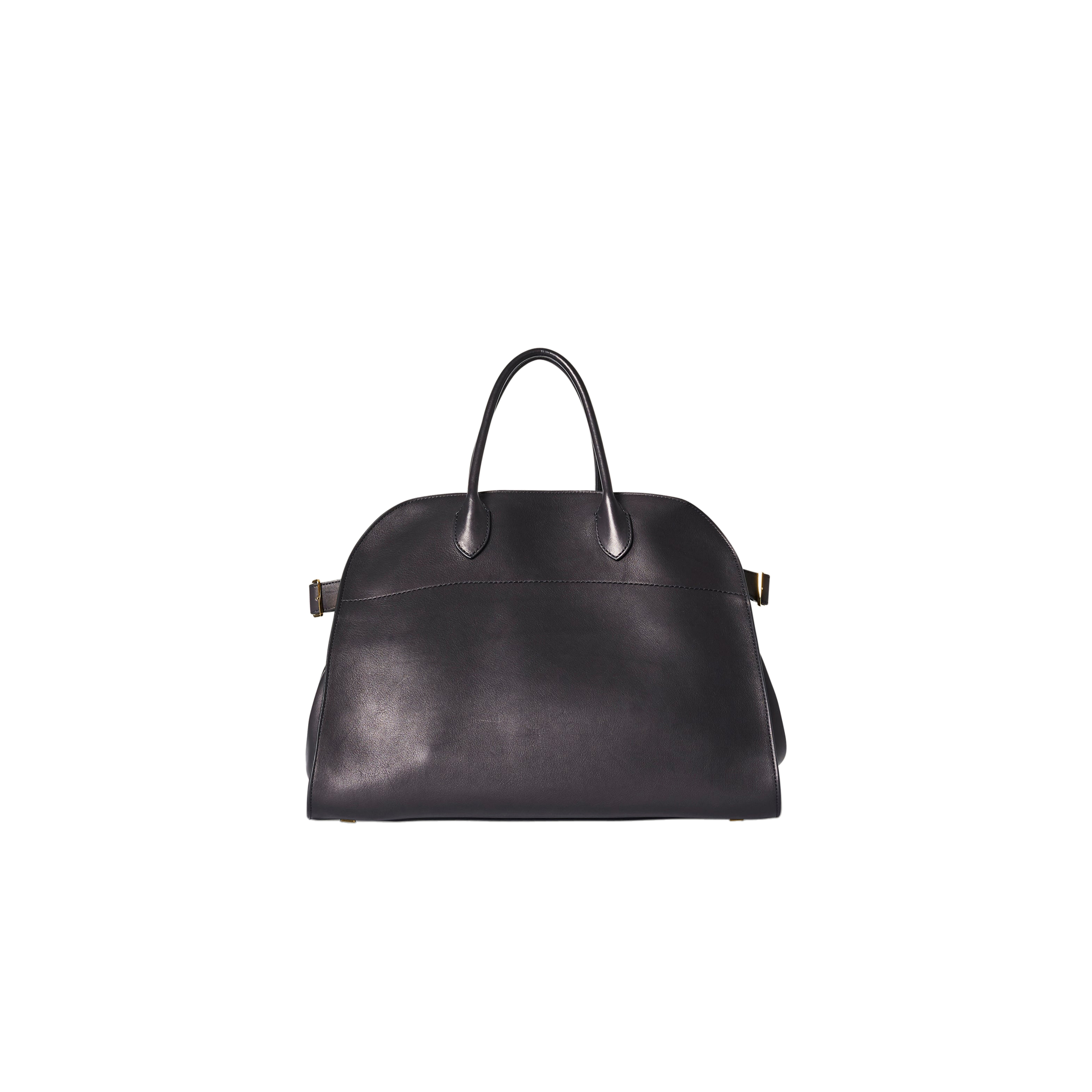 THE ROW SOFT MARGAUX 15 BAG IN LEATHER BLACK W1255L72BLSG (38*28*23cm) THE ROW SOFT MARGAUX 15 BAG IN LEATHER BLACK W1255L72BLSG (38*28*23cm)