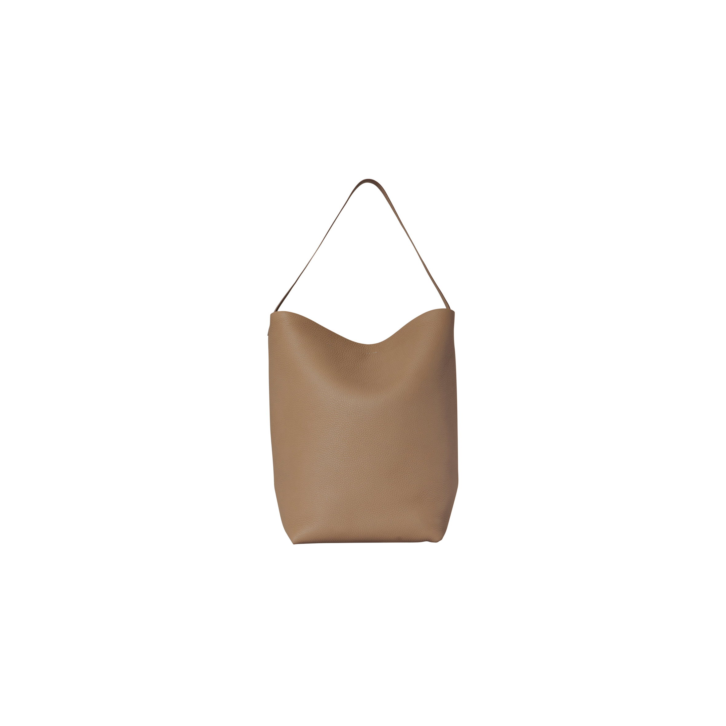 THE ROW LARGE NS PARK TOTE BAG IN LEATHER DARK TAUPE W1273L129DTPL (43*38*20cm) THE ROW LARGE NS PARK TOTE BAG IN LEATHER DARK TAUPE W1273L129DTPL (43*38*20cm)