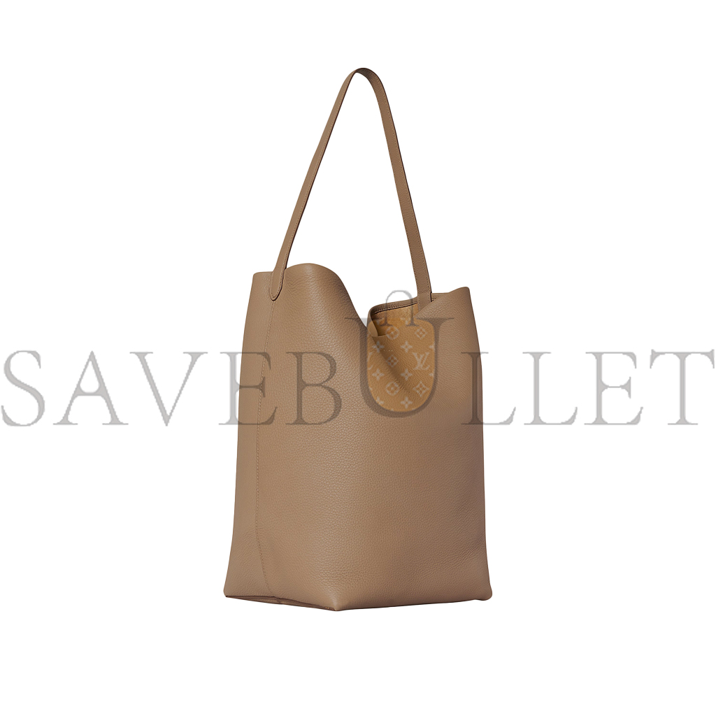 THE ROW LARGE NS PARK TOTE BAG IN LEATHER DARK TAUPE W1273L129DTPL (43*38*20cm) THE ROW LARGE NS PARK TOTE BAG IN LEATHER DARK TAUPE W1273L129DTPL (43*38*20cm)