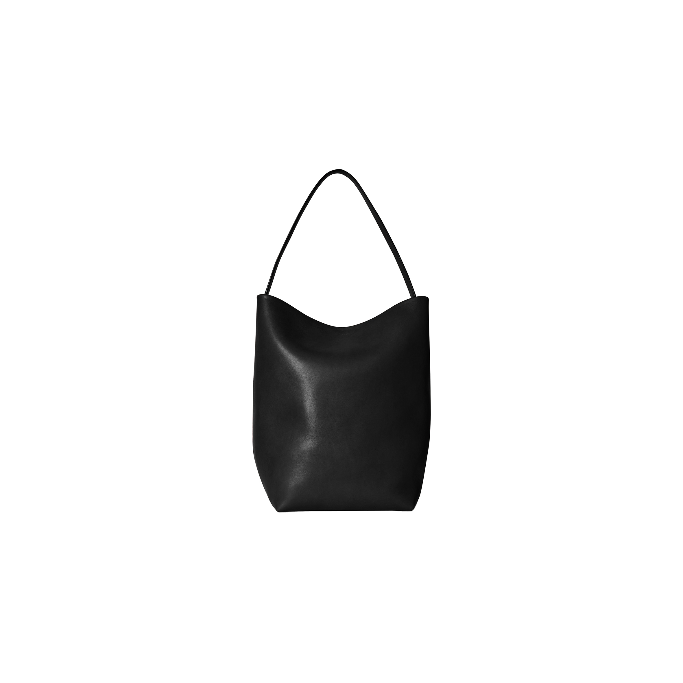 THE ROW LARGE NS PARK TOTE BAG IN LEATHER BLACK W1273L72BLPL (43*38*20cm) THE ROW LARGE NS PARK TOTE BAG IN LEATHER BLACK W1273L72BLPL (43*38*20cm)
