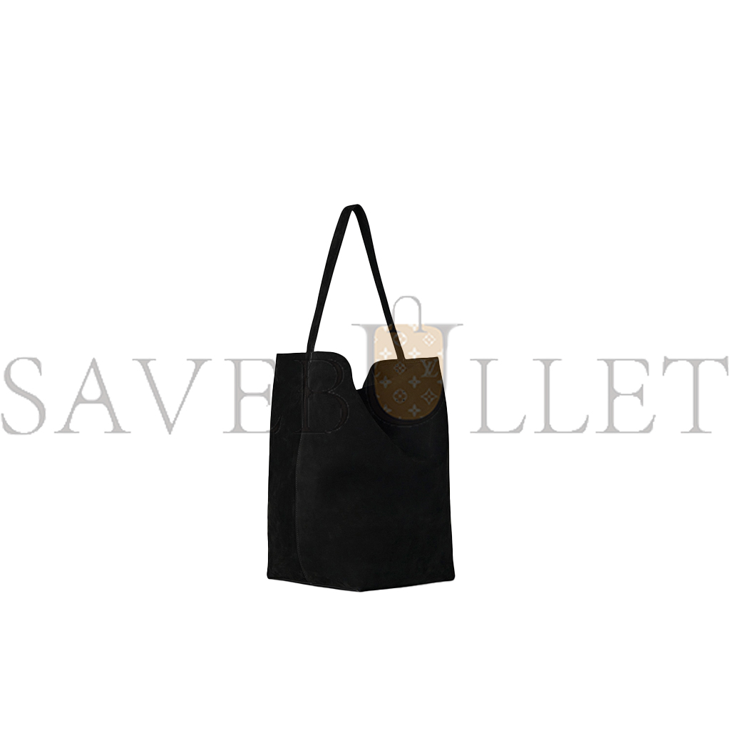 THE ROW MEDIUM NS PARK TOTE BAG IN NUBUCK BLACK W1313L87BLK (33*28*15cm) THE ROW MEDIUM NS PARK TOTE BAG IN NUBUCK BLACK W1313L87BLK (33*28*15cm)