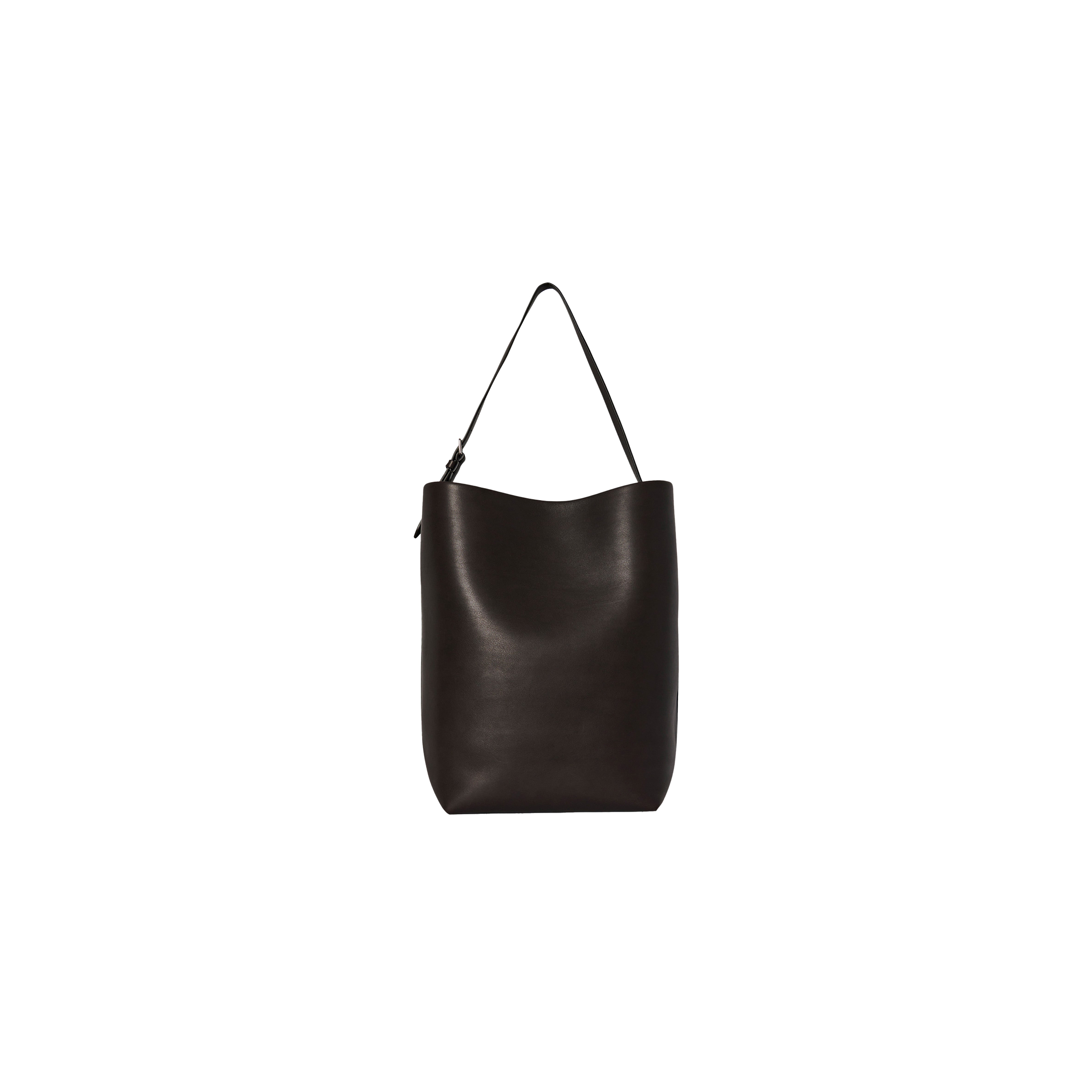 THE ROW LARGE NS SHOULDER BAG IN LEATHER DARK BROWN W1587L72DBP (43*38*20cm) THE ROW LARGE NS SHOULDER BAG IN LEATHER DARK BROWN W1587L72DBP (43*38*20cm)