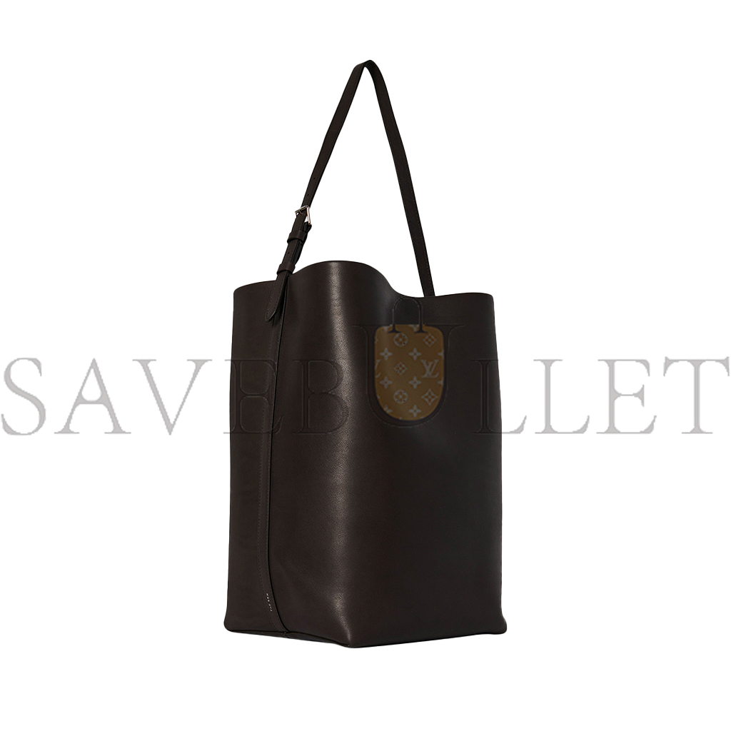 THE ROW LARGE NS SHOULDER BAG IN LEATHER DARK BROWN W1587L72DBP (43*38*20cm) THE ROW LARGE NS SHOULDER BAG IN LEATHER DARK BROWN W1587L72DBP (43*38*20cm)