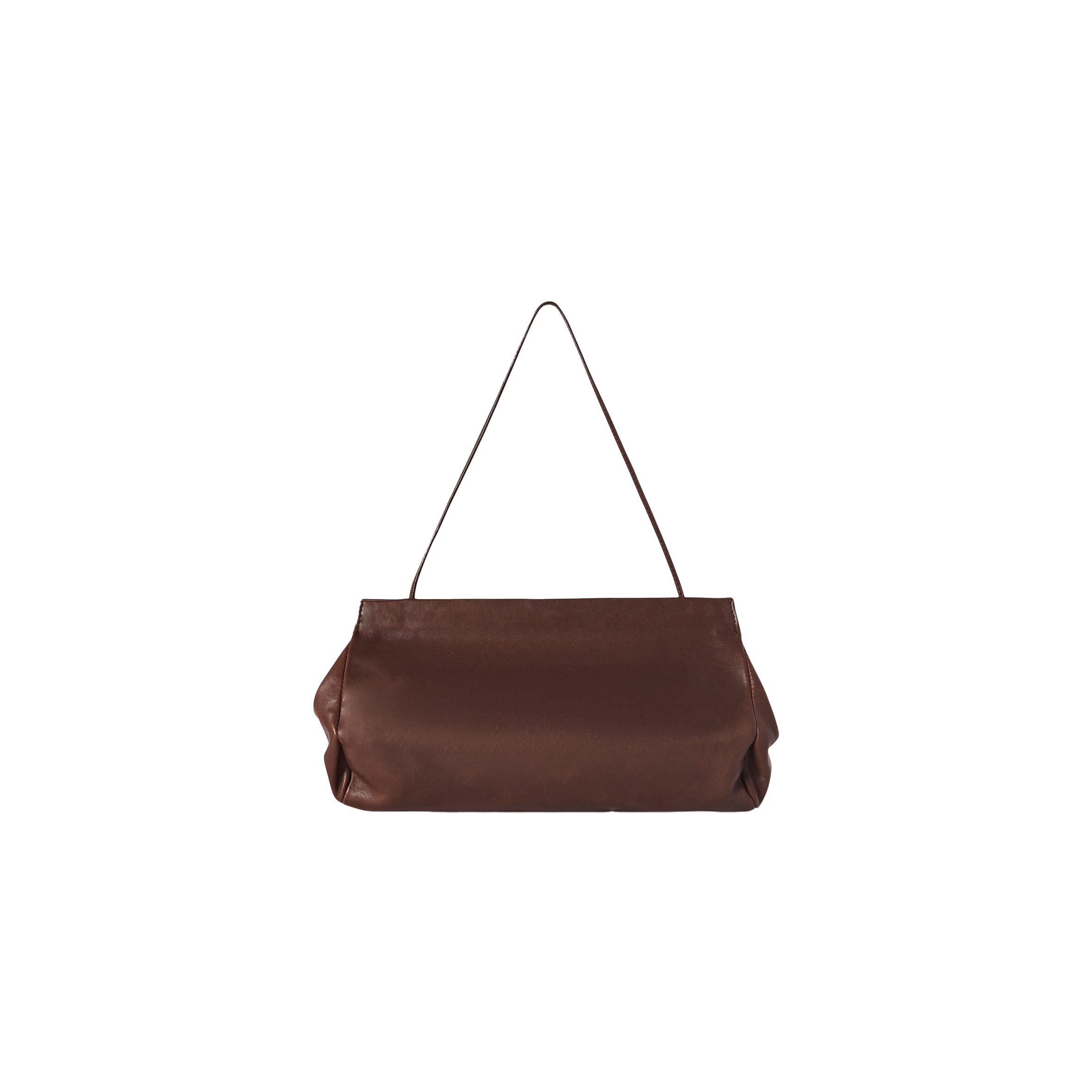 THE ROW ABBY BAG IN LEATHER CHOCOLATE W1605L114CHPLD (27*14*4cm) THE ROW ABBY BAG IN LEATHER CHOCOLATE W1605L114CHPLD (27*14*4cm)