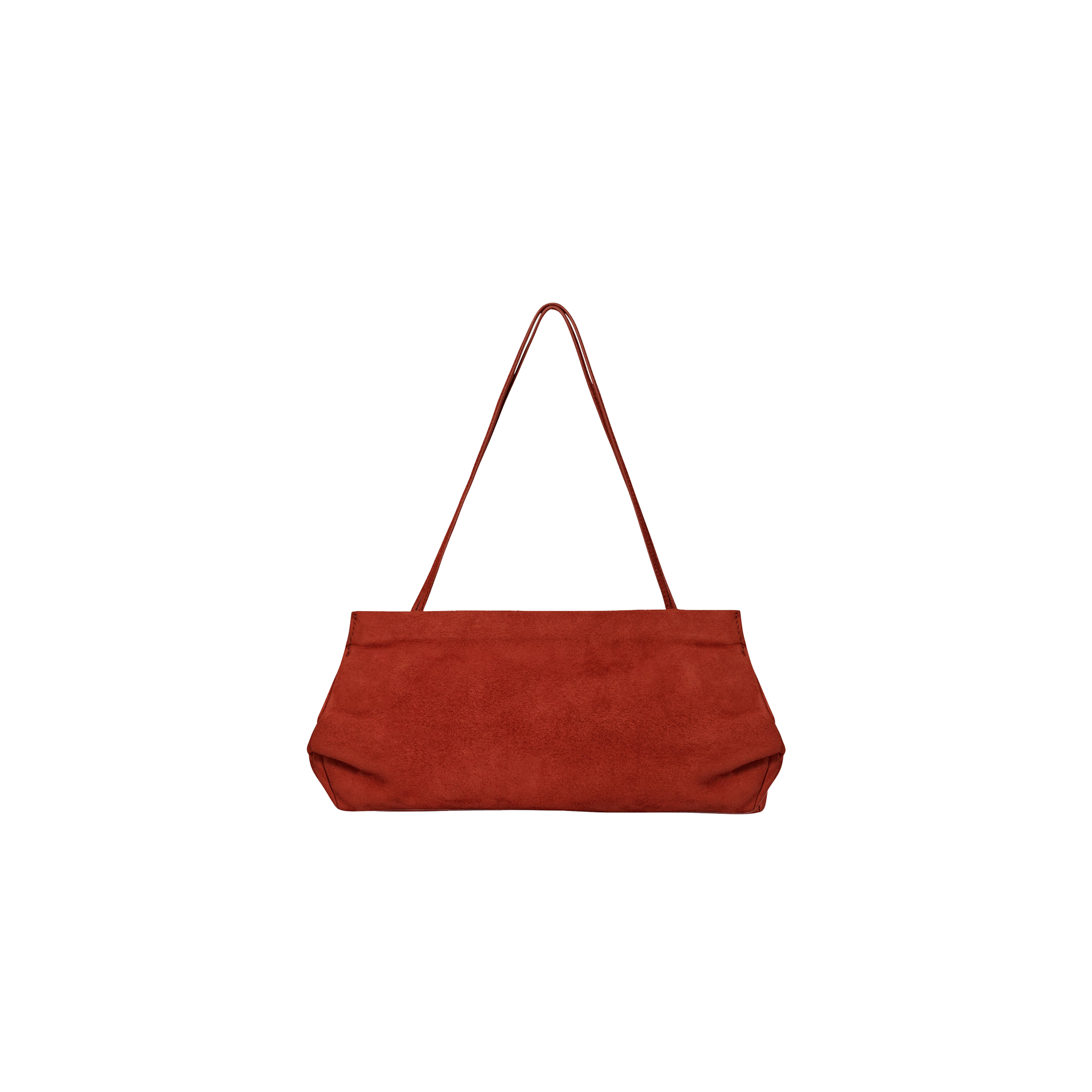 THE ROW ABBY BAG IN SUEDE BRICK W1605L28BRIP (27*14*4cm) THE ROW ABBY BAG IN SUEDE BRICK W1605L28BRIP (27*14*4cm)