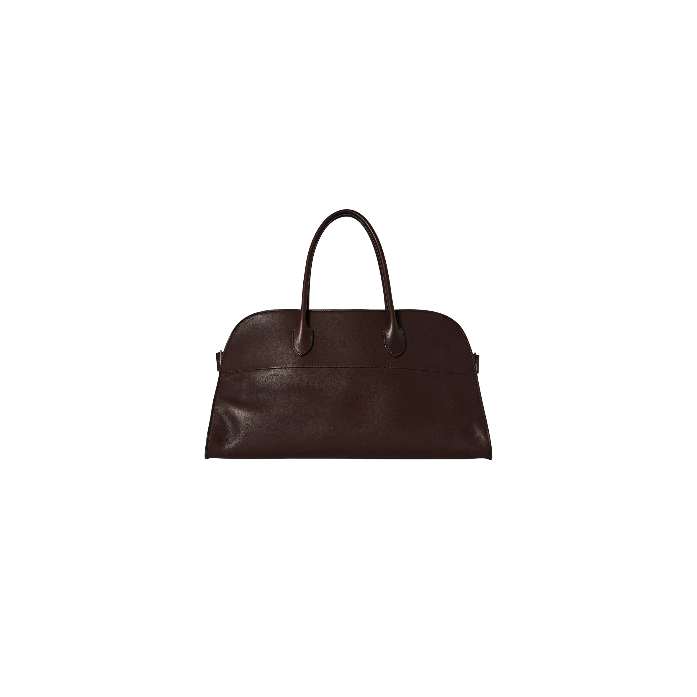 THE ROW EW MARGAUX BAG IN LEATHER DARK CHOCOLATE W1629L72DCAS (44*28*12cm) THE ROW EW MARGAUX BAG IN LEATHER DARK CHOCOLATE W1629L72DCAS (44*28*12cm)