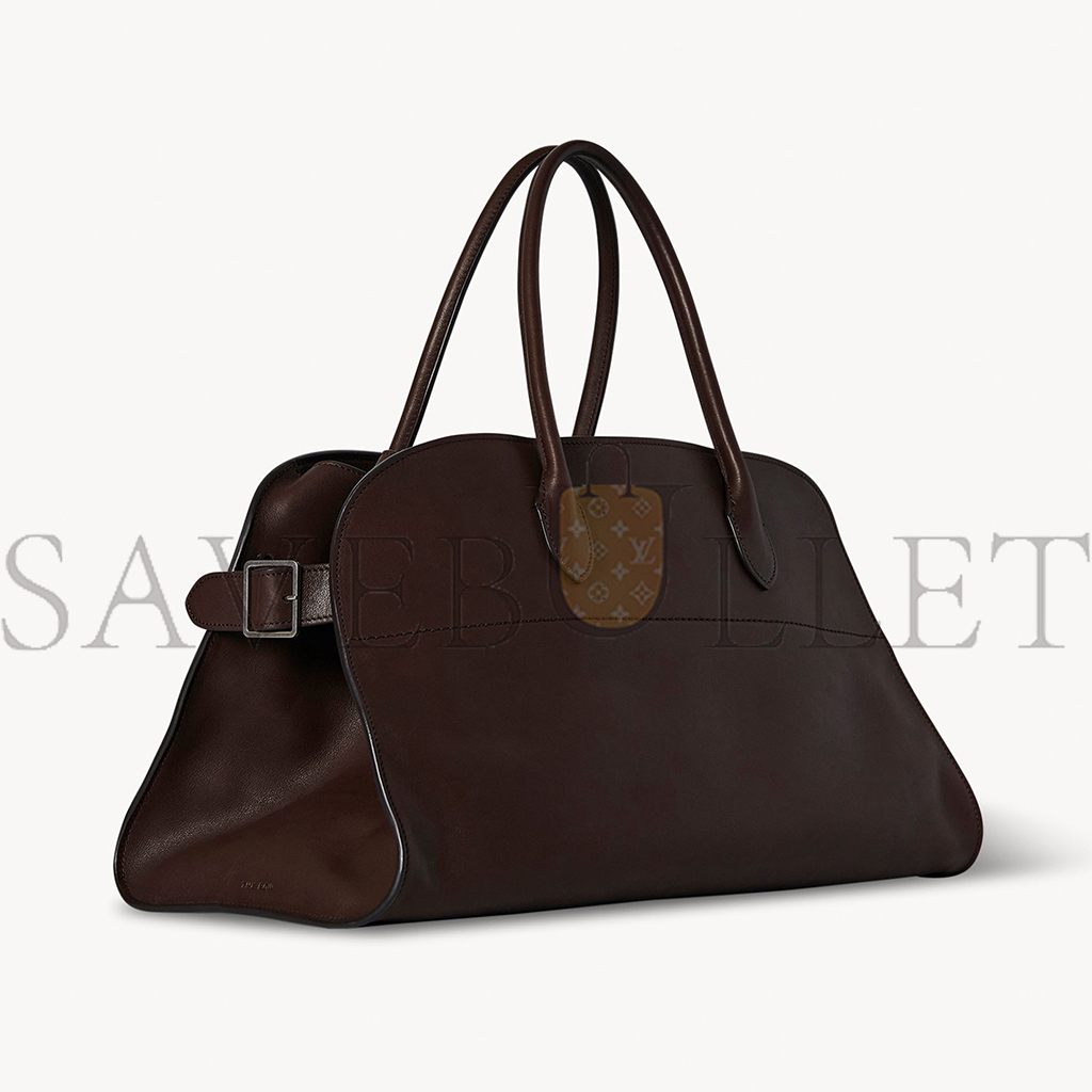 THE ROW EW MARGAUX BAG IN LEATHER DARK CHOCOLATE W1629L72DCAS (44*28*12cm) THE ROW EW MARGAUX BAG IN LEATHER DARK CHOCOLATE W1629L72DCAS (44*28*12cm)