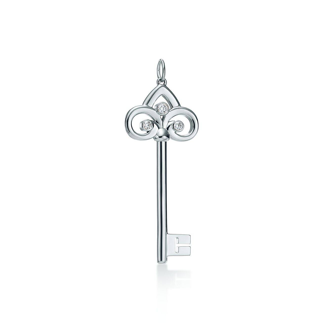 TIFFANY KEYS FLEUR DE LIS KEY PENDANT TIFFANY KEYS FLEUR DE LIS KEY PENDANT