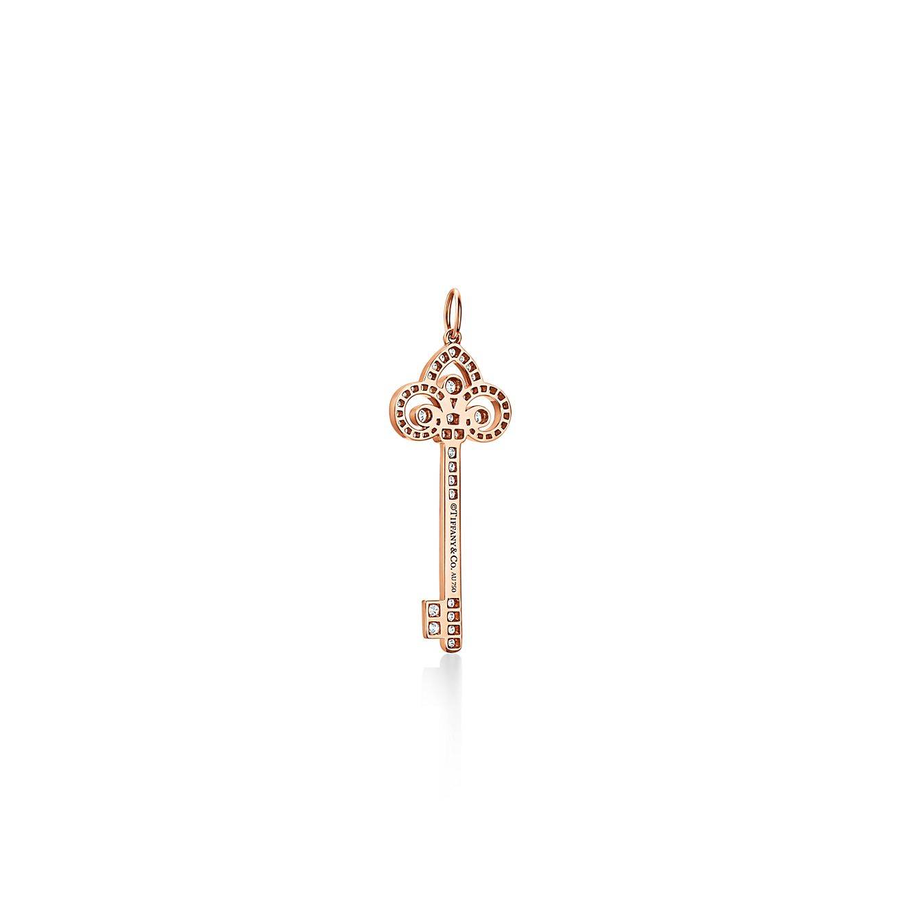 TIFFANY KEYS FLEUR DE LIS KEY PENDANT TIFFANY KEYS FLEUR DE LIS KEY PENDANT