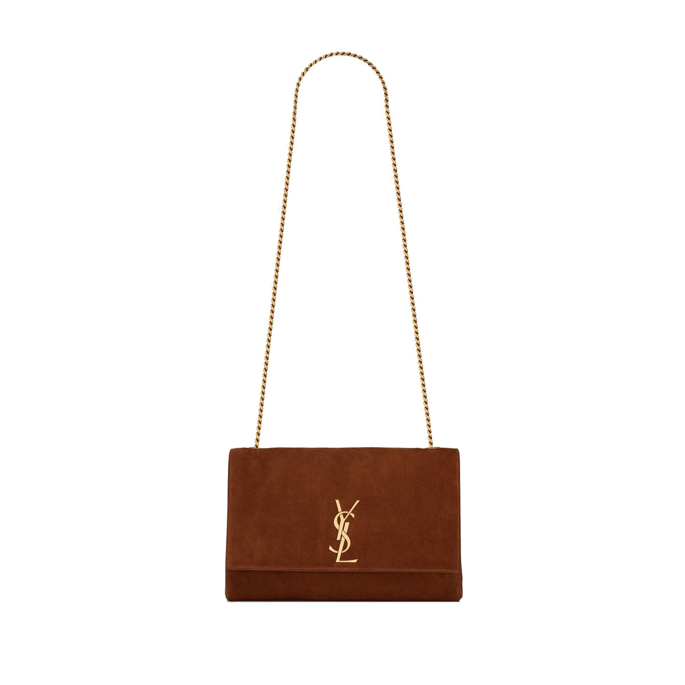 YSL KATE MEDIUM REVERSIBLE CHAIN BAG IN SUEDE AND LEATHER 5538041S78W7761 (28.5*20*6cm) YSL KATE MEDIUM REVERSIBLE CHAIN BAG IN SUEDE AND LEATHER 5538041S78W7761 (28.5*20*6cm)