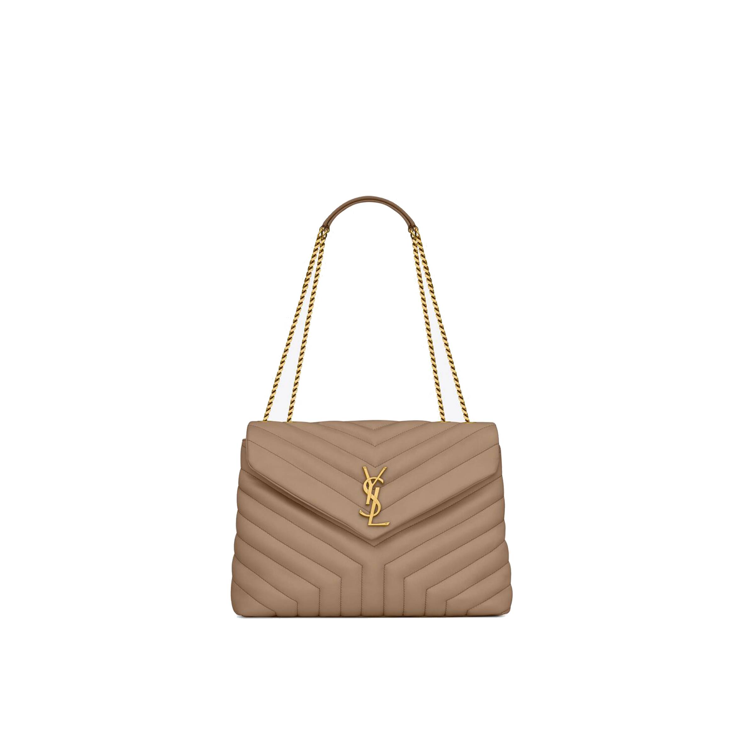 YSL LOULOU MEDIUM CHAIN BAG IN QUILTED LEATHER 574946DV7272826 (32*22*12cm) YSL LOULOU MEDIUM CHAIN BAG IN QUILTED LEATHER 574946DV7272826 (32*22*12cm)