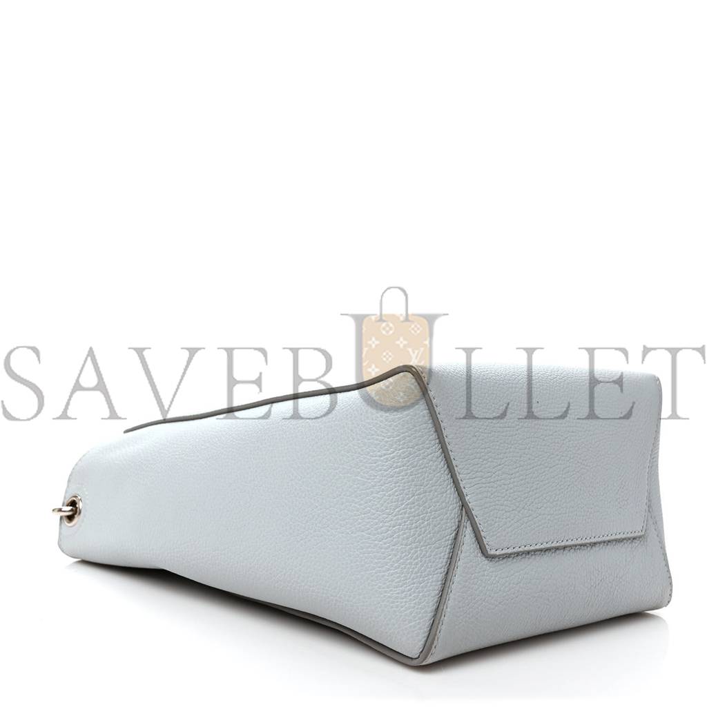 CELINE SOFT GRAINED CALFSKIN SMALL SANGLE BUCKET BAG GREY (24*18*12cm) CELINE SOFT GRAINED CALFSKIN SMALL SANGLE BUCKET BAG GREY (24*18*12cm)
