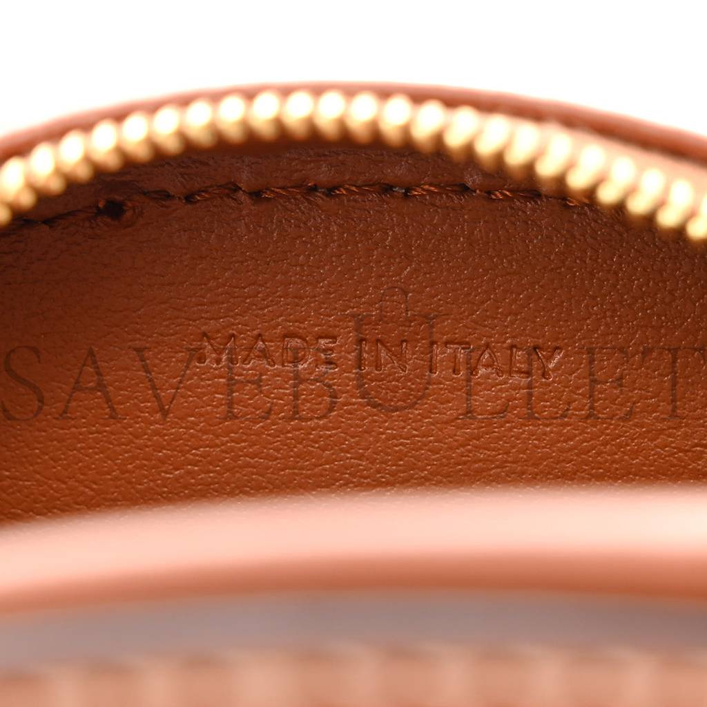 CELINE SMOOTH CALFSKIN CUIR TRIOMPHE OVAL CROSSBODY PURSE TAN (16*12*4cm) CELINE SMOOTH CALFSKIN CUIR TRIOMPHE OVAL CROSSBODY PURSE TAN (16*12*4cm)