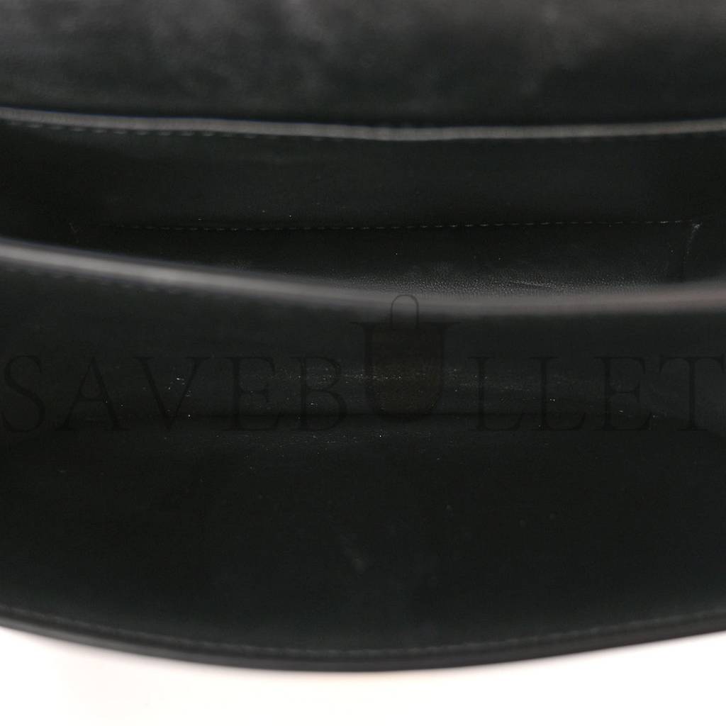 CELINE BOX CALFSKIN TEEN CLASSIC BOX FLAP BAG BLACK (18*15*6cm) CELINE BOX CALFSKIN TEEN CLASSIC BOX FLAP BAG BLACK (18*15*6cm)