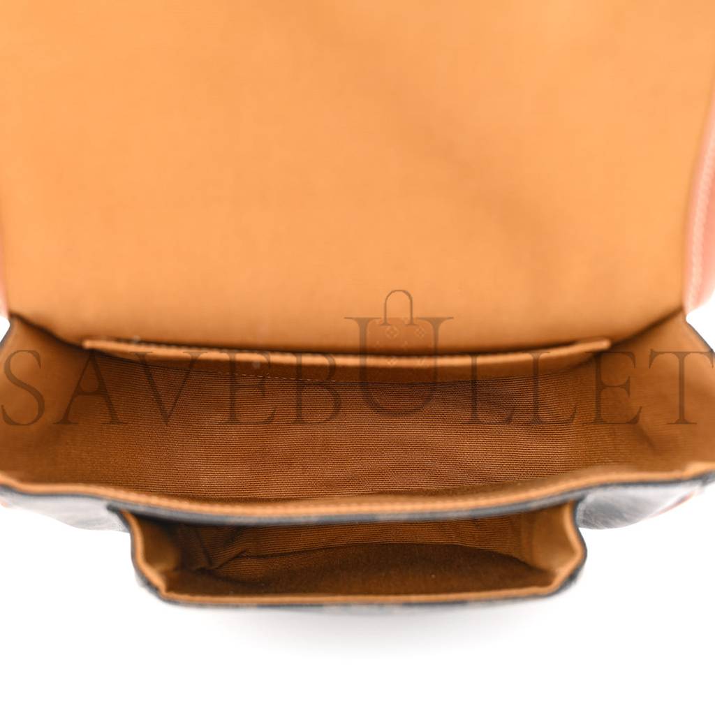 CELINE TRIOMPHE CANVAS MEDIUM FOLCO BAG TAN (18*17*6cm) CELINE TRIOMPHE CANVAS MEDIUM FOLCO BAG TAN (18*17*6cm)