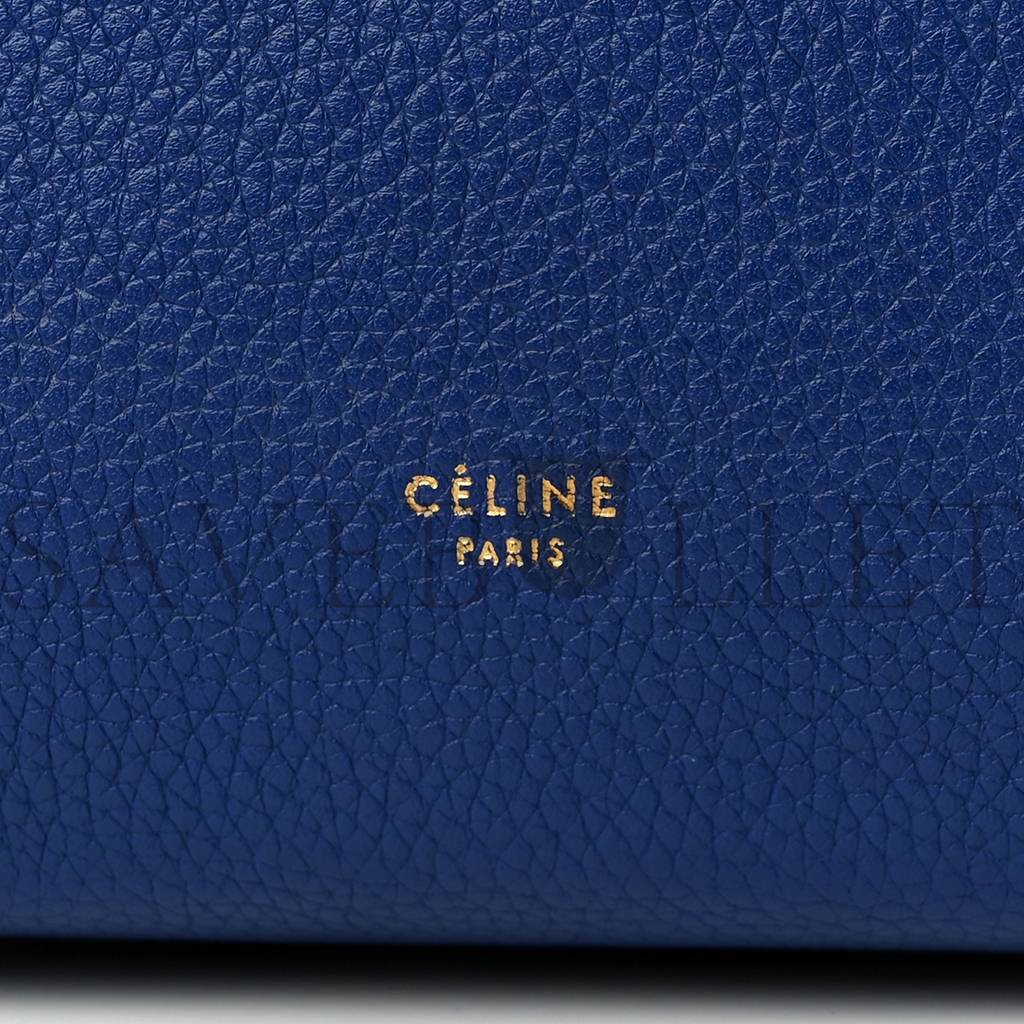 CELINE GRAINED CALFSKIN MINI BELT BAG INDIGO (28*23*16cm) CELINE GRAINED CALFSKIN MINI BELT BAG INDIGO (28*23*16cm)