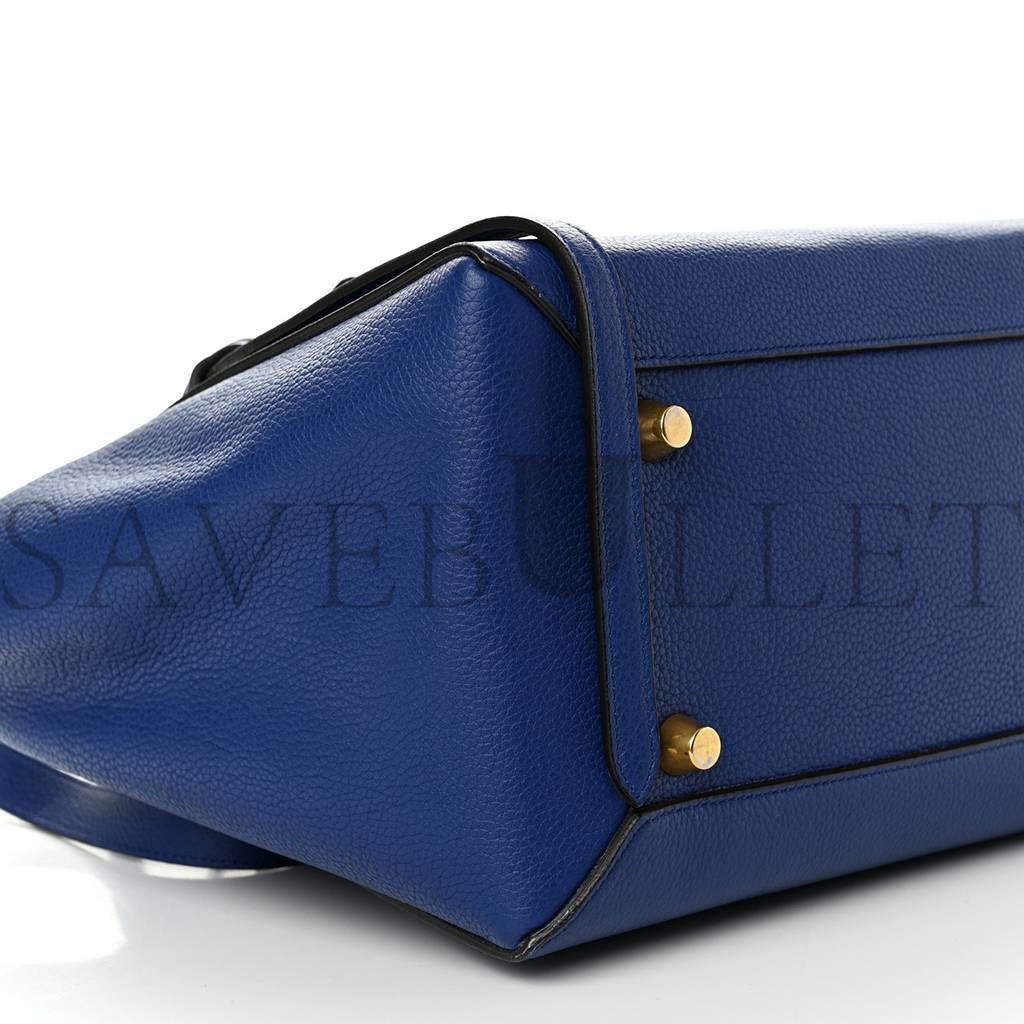 CELINE GRAINED CALFSKIN MINI BELT BAG INDIGO (28*23*16cm) CELINE GRAINED CALFSKIN MINI BELT BAG INDIGO (28*23*16cm)