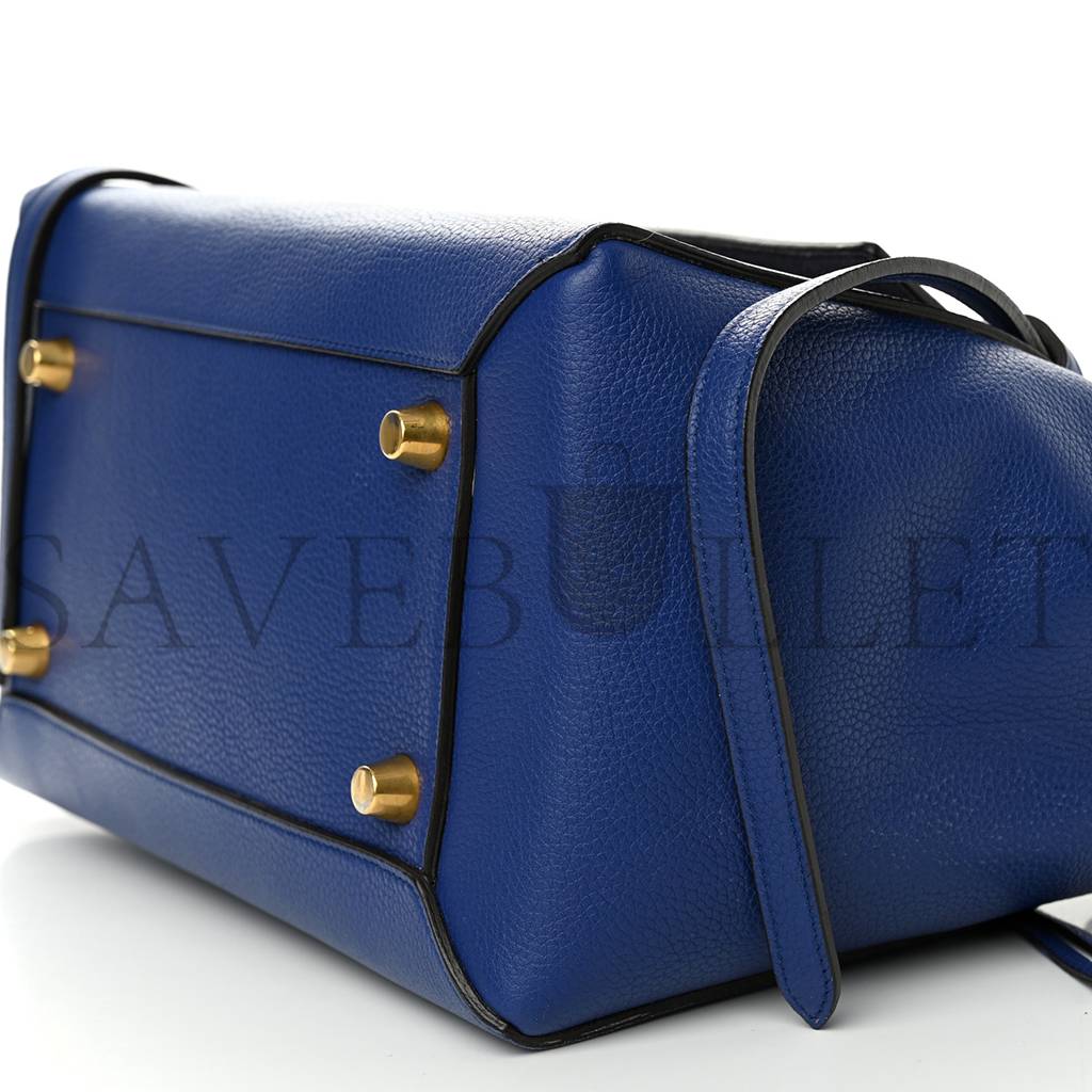 CELINE GRAINED CALFSKIN MINI BELT BAG INDIGO (28*23*16cm) CELINE GRAINED CALFSKIN MINI BELT BAG INDIGO (28*23*16cm)