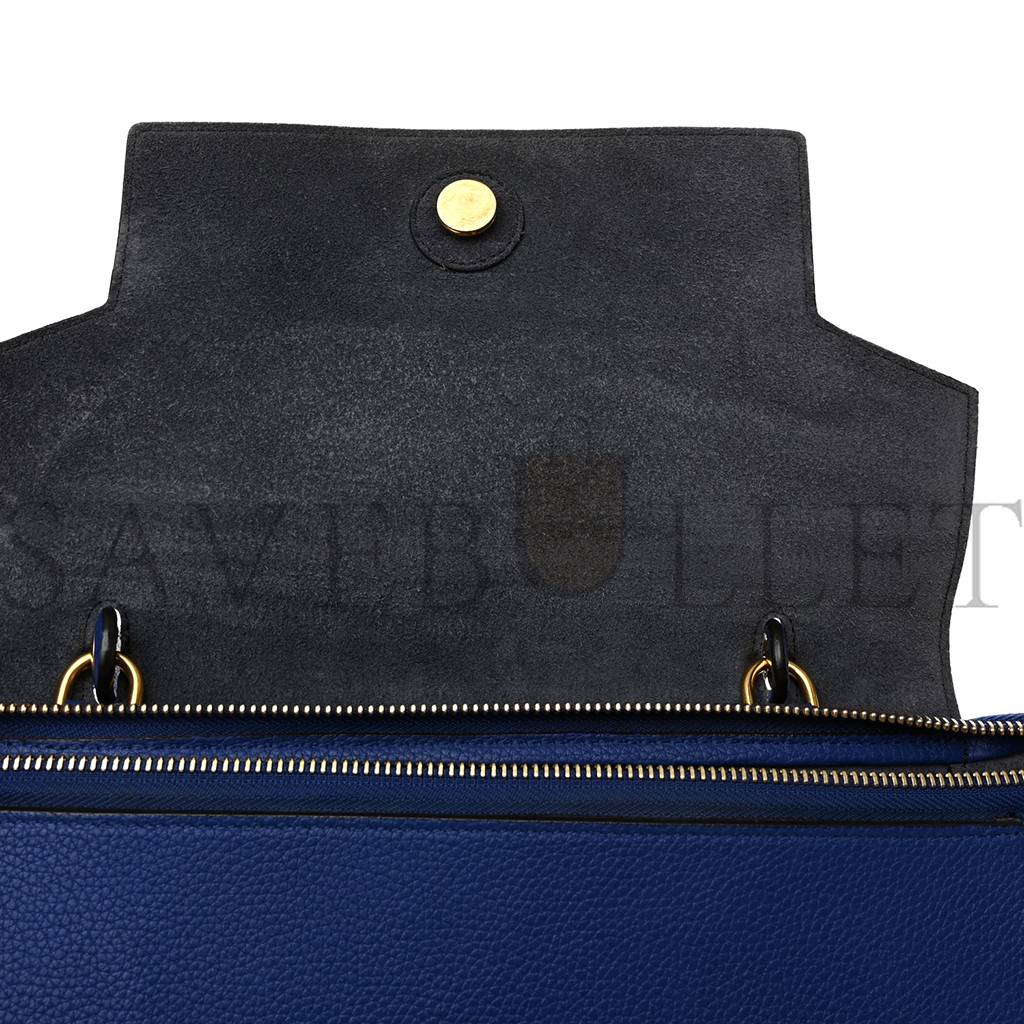 CELINE GRAINED CALFSKIN MINI BELT BAG INDIGO (28*23*16cm) CELINE GRAINED CALFSKIN MINI BELT BAG INDIGO (28*23*16cm)