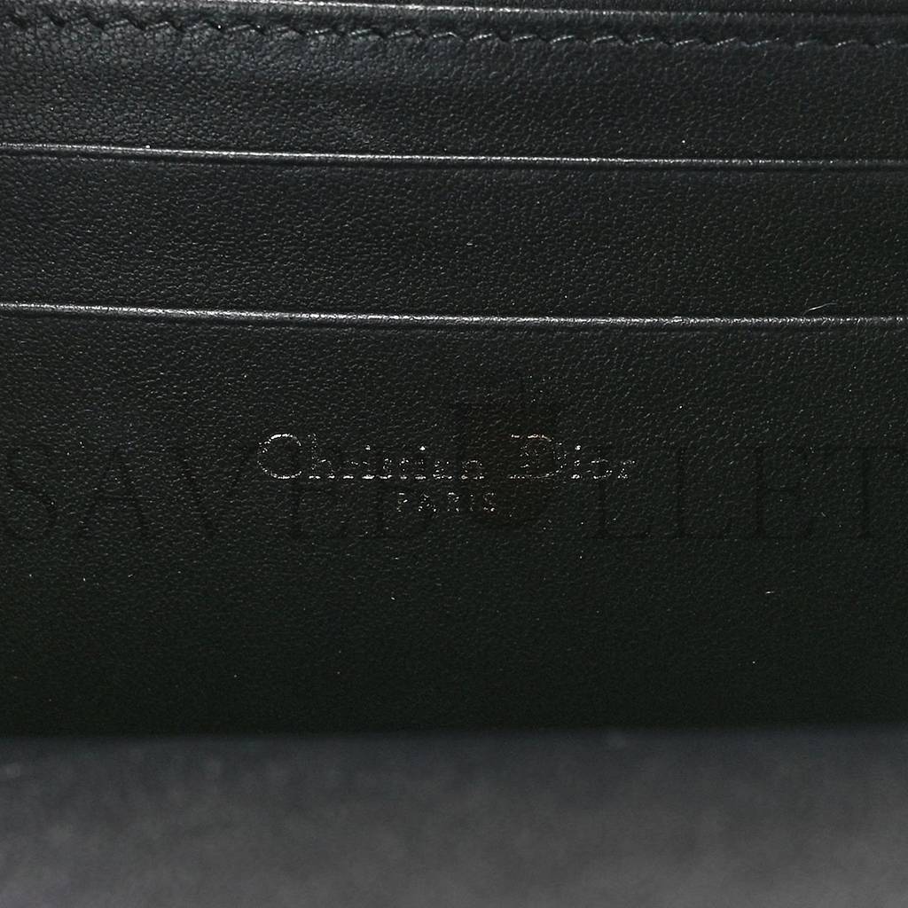 DIOR CALFSKIN MACRO-CANNAGE CARO BOX BAG BLACK (20*11*5.1cm)